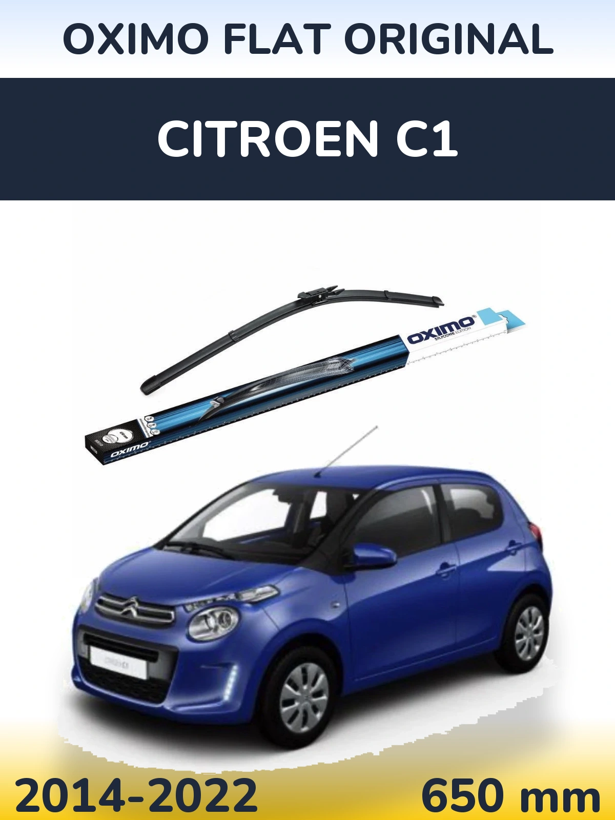 Torkarblad Oximo Flat Original för Citroen C1