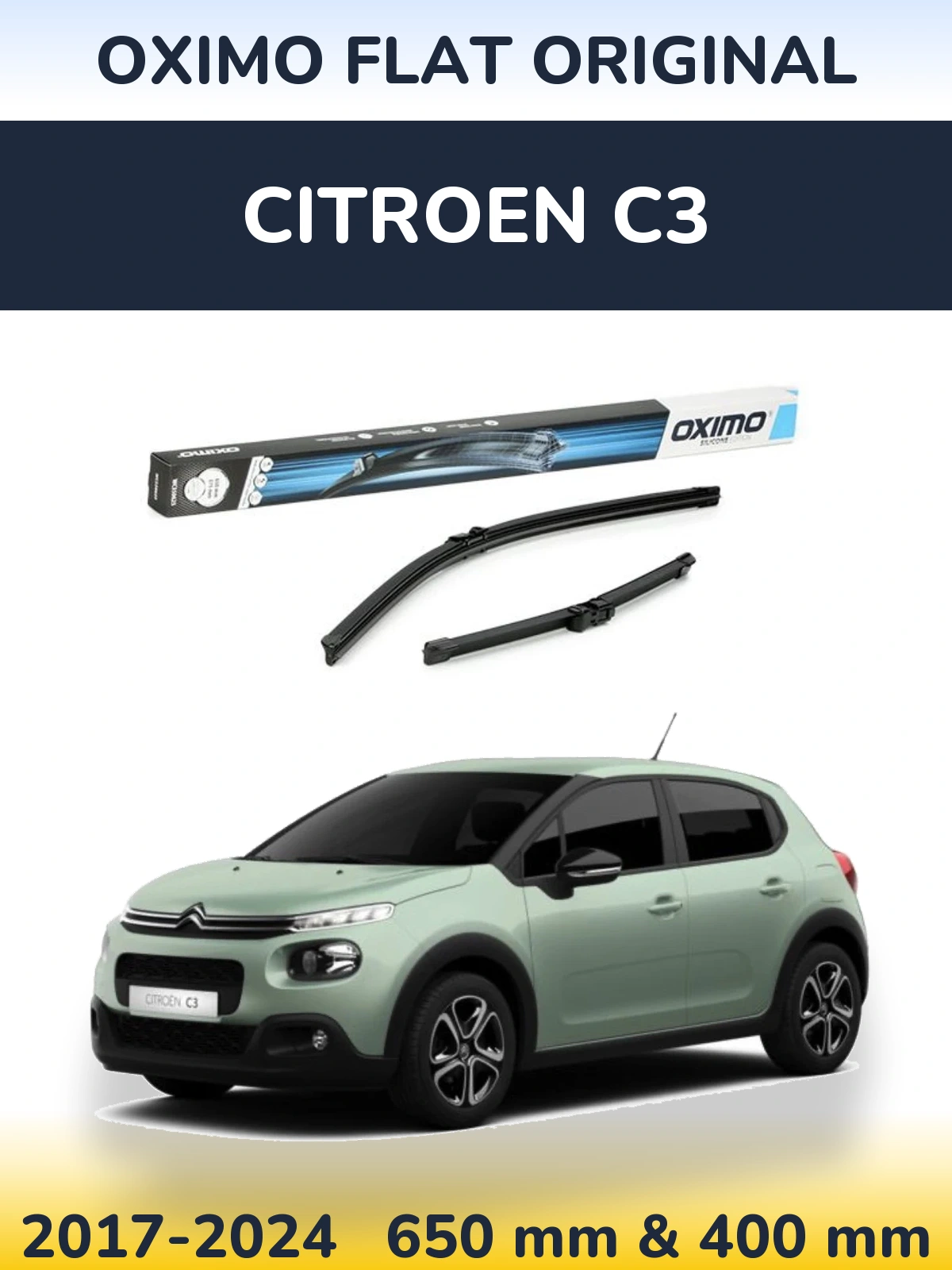 Torkarblad Oximo Flat Original för Citroen C3