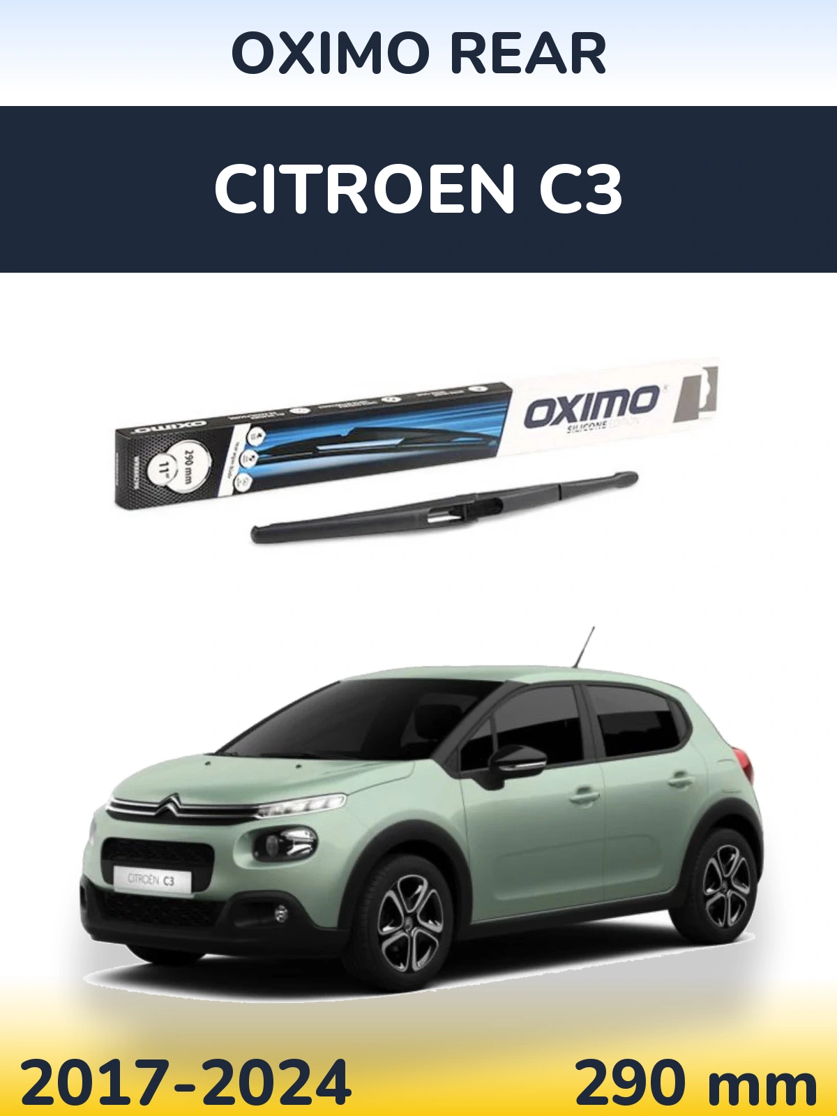 Torkarblad Oximo Rear för Citroen C3