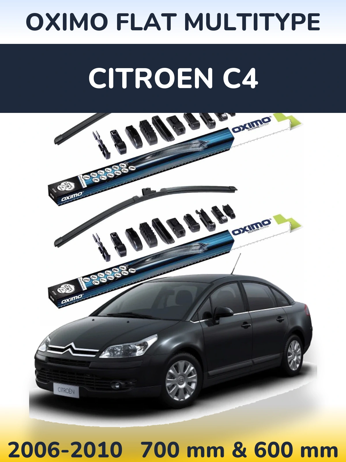 Torkarblad Oximo Flat MultiType för Citroen C4