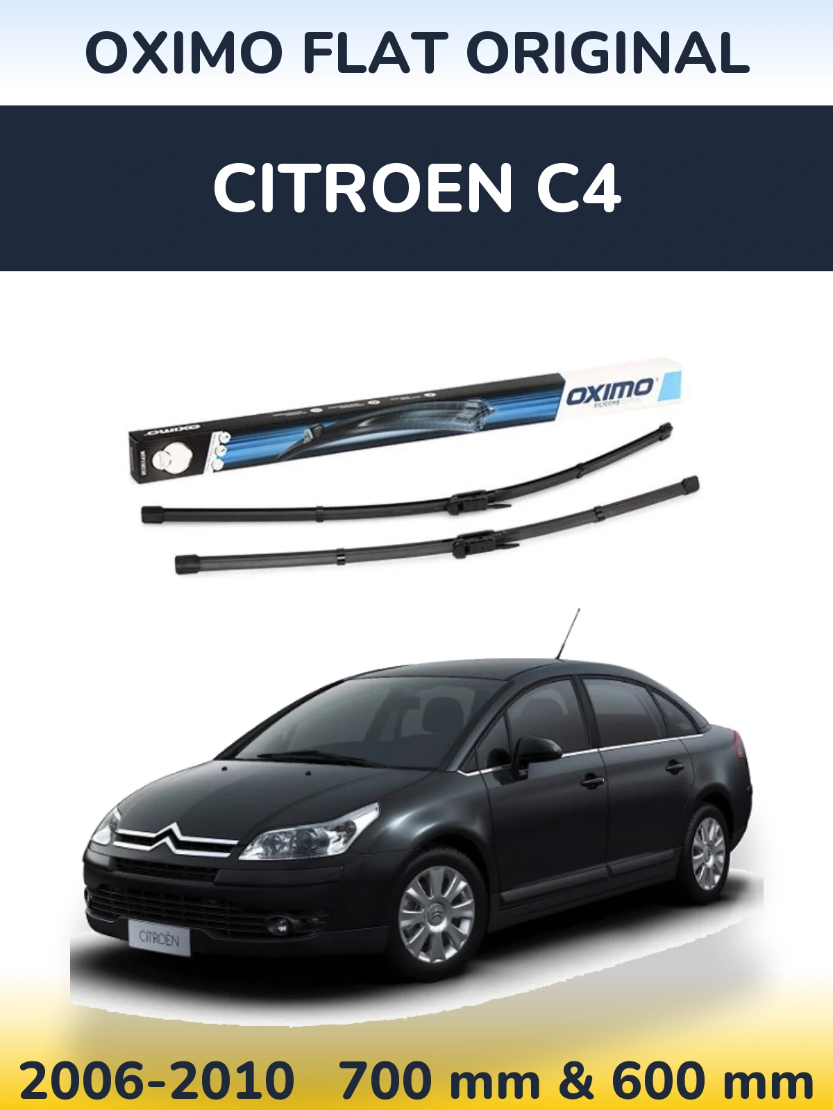 Torkarblad Oximo Flat Original för Citroen C4