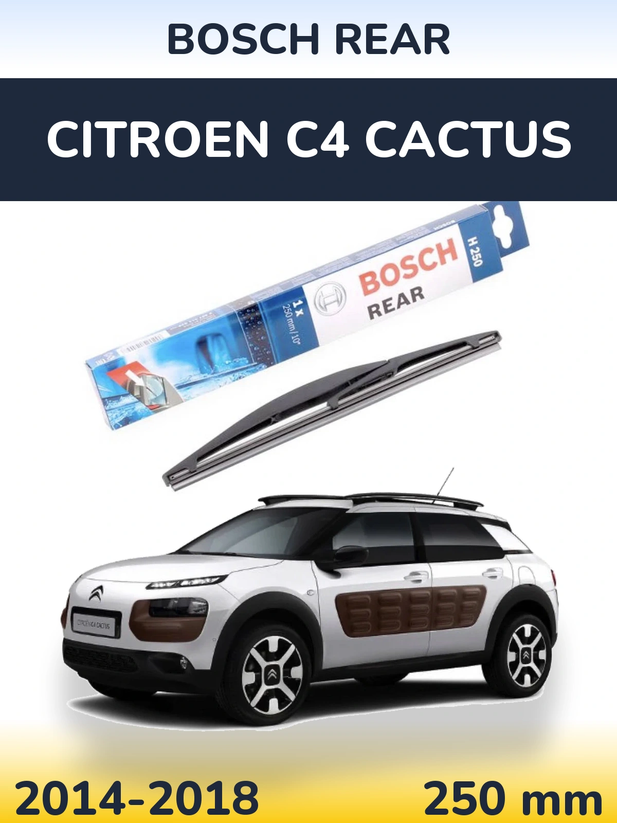 Torkarblad BOSCH Rear för Citroen C4 Cactus