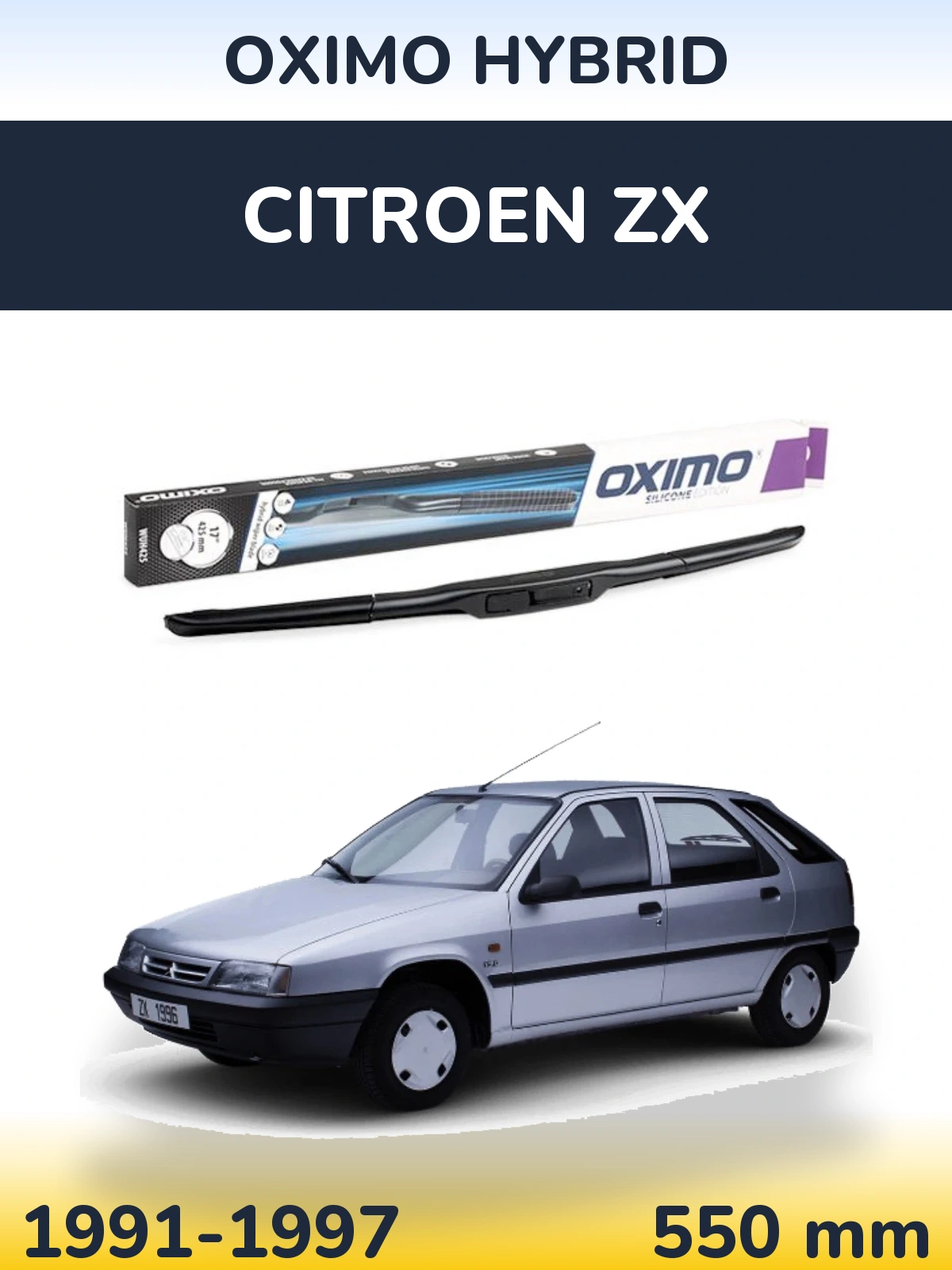Torkarblad Oximo Hybrid för Citroen ZX