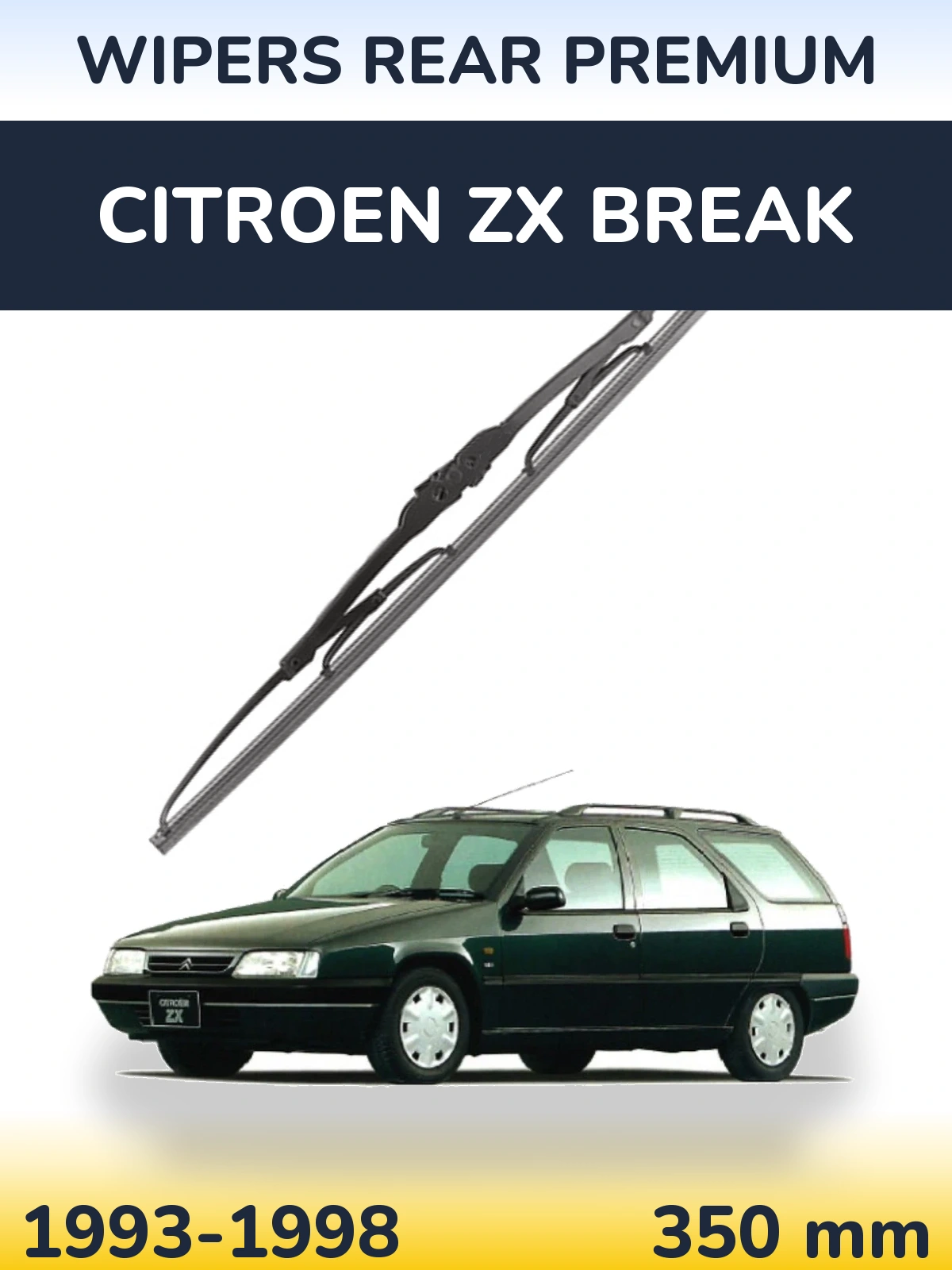 Torkarblad WIPERS REAR PREMIUM för Citroen ZX Break
