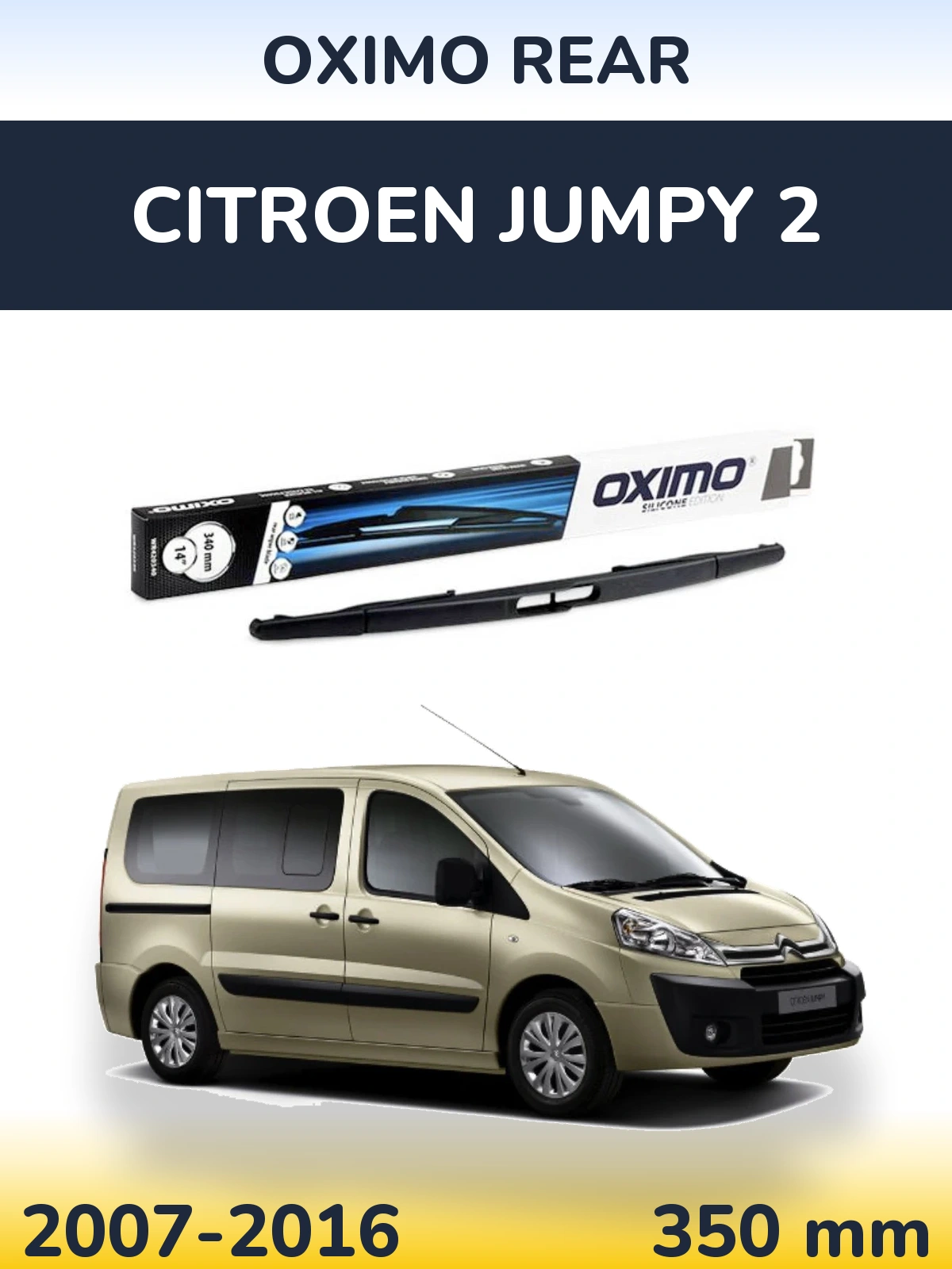 Torkarblad Oximo Rear för Citroen Jumpy 2