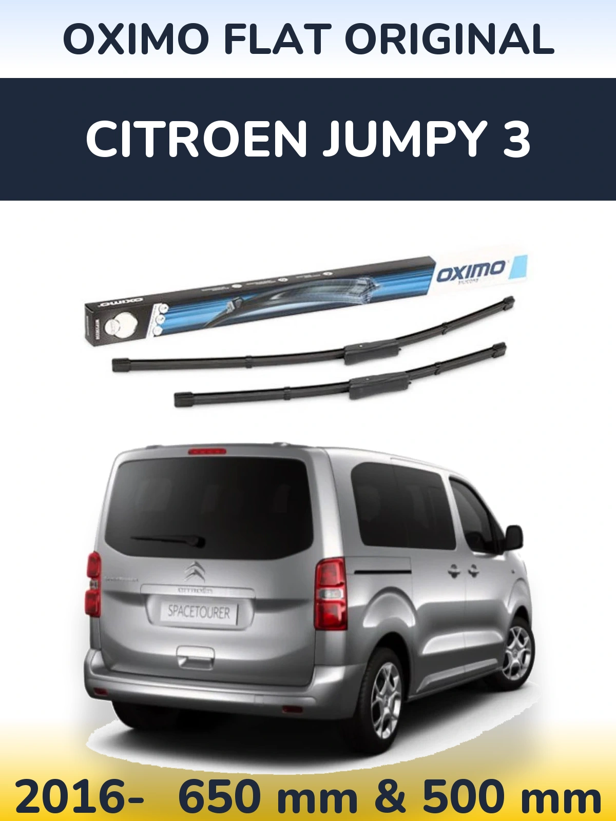 Torkarblad Oximo Flat Original för Citroen Jumpy 3