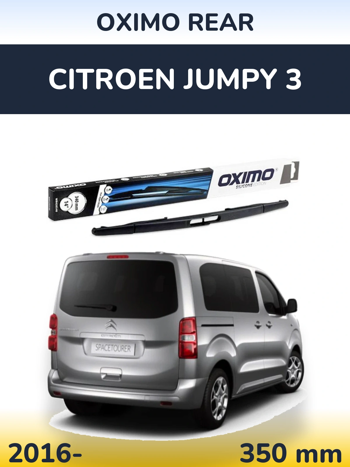 Torkarblad Oximo Rear för Citroen Jumpy 3