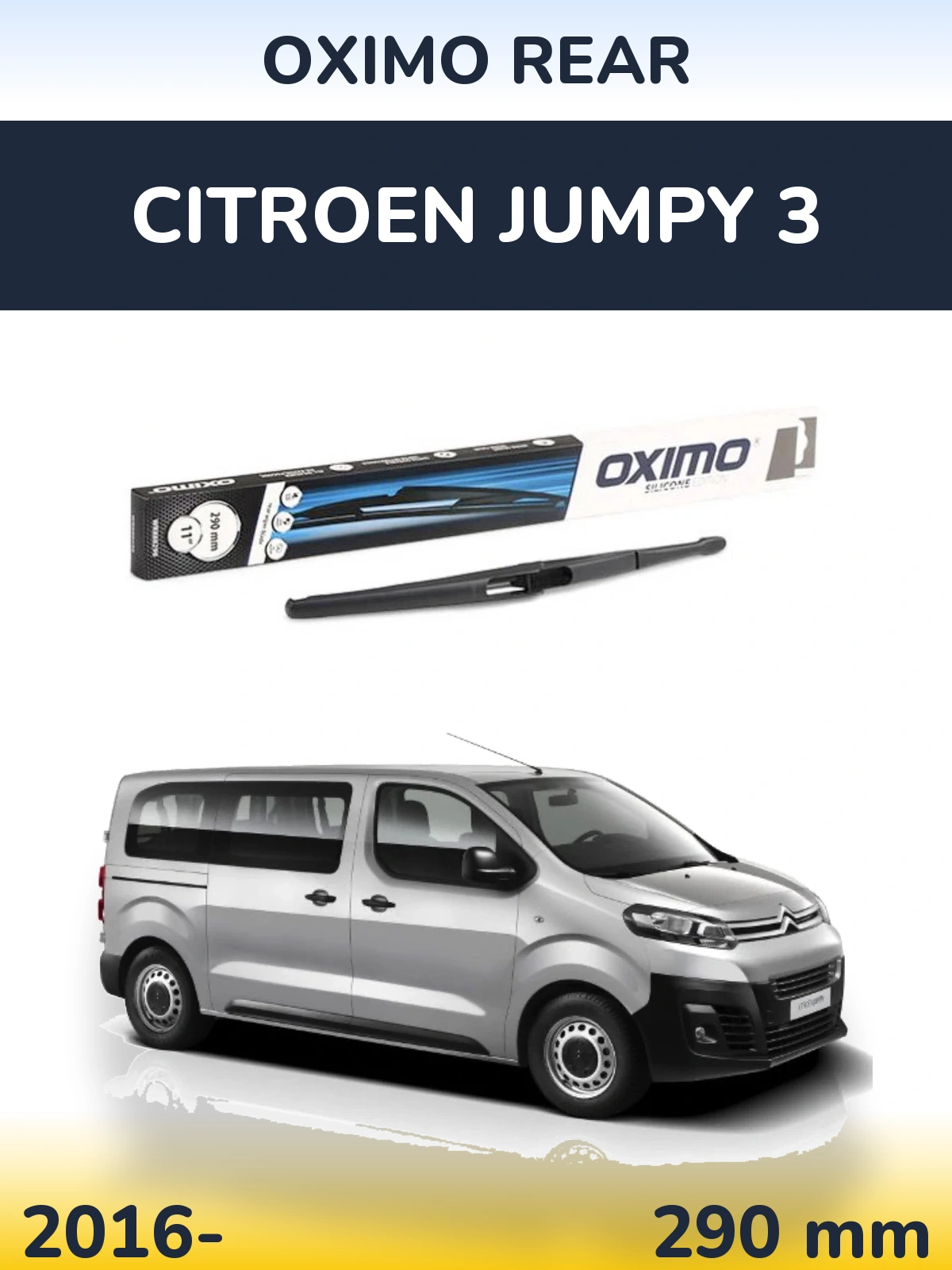 Torkarblad Oximo Rear för Citroen Jumpy 3