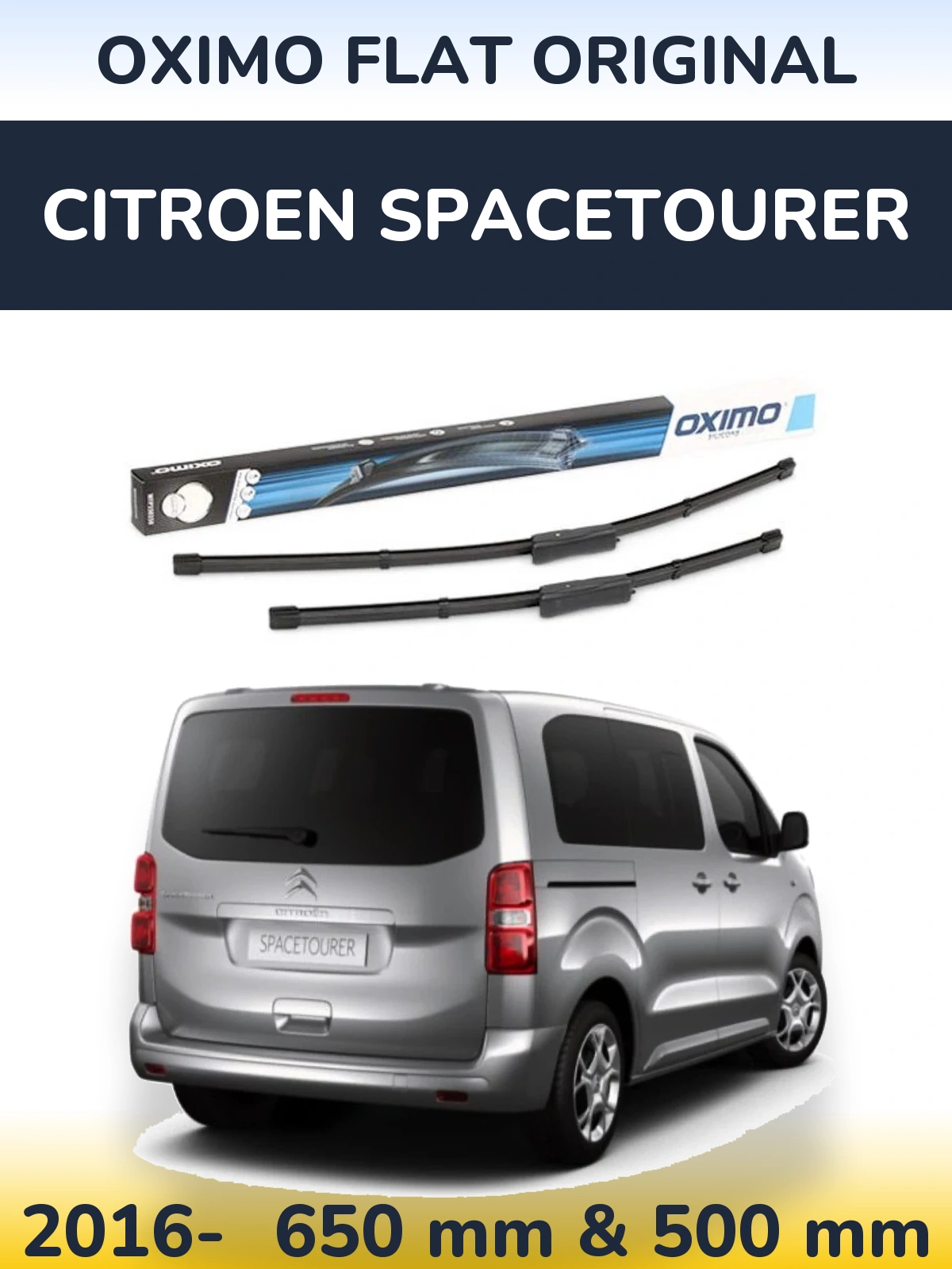 Torkarblad Oximo Flat Original för Citroen SpaceTourer