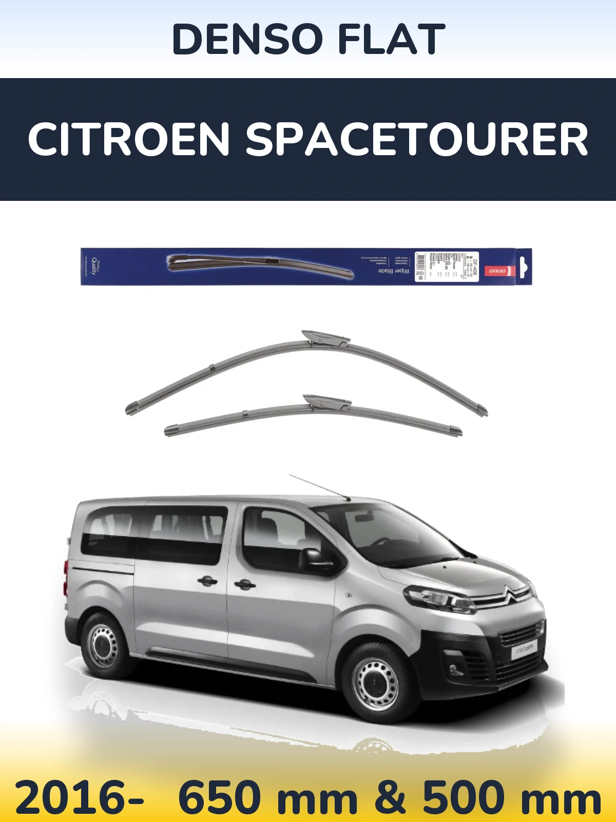 Torkarblad Denso Flat för Citroen SpaceTourer