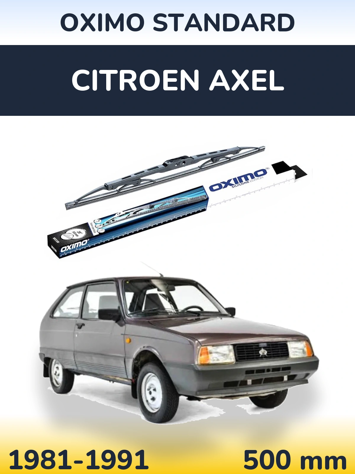 Torkarblad Oximo Standard för Citroen Axel