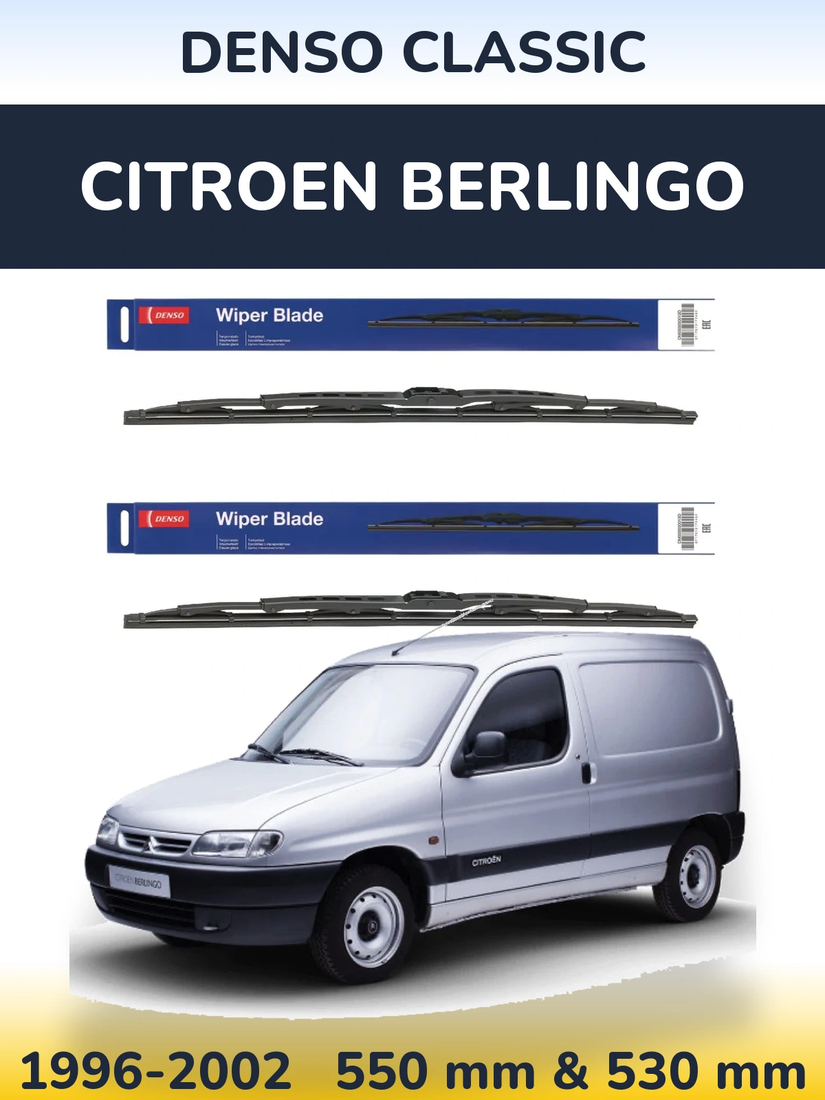Torkarblad Denso Classic för Citroen Berlingo