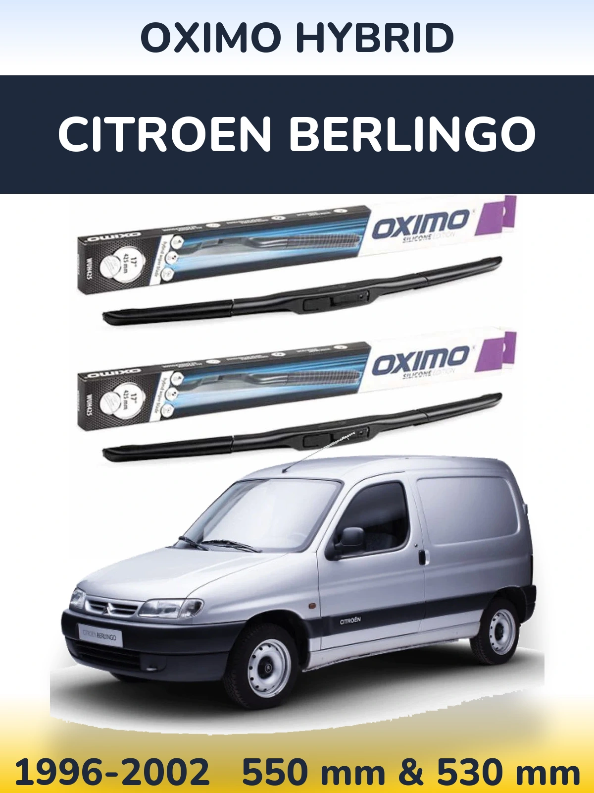 Torkarblad Oximo Hybrid för Citroen Berlingo