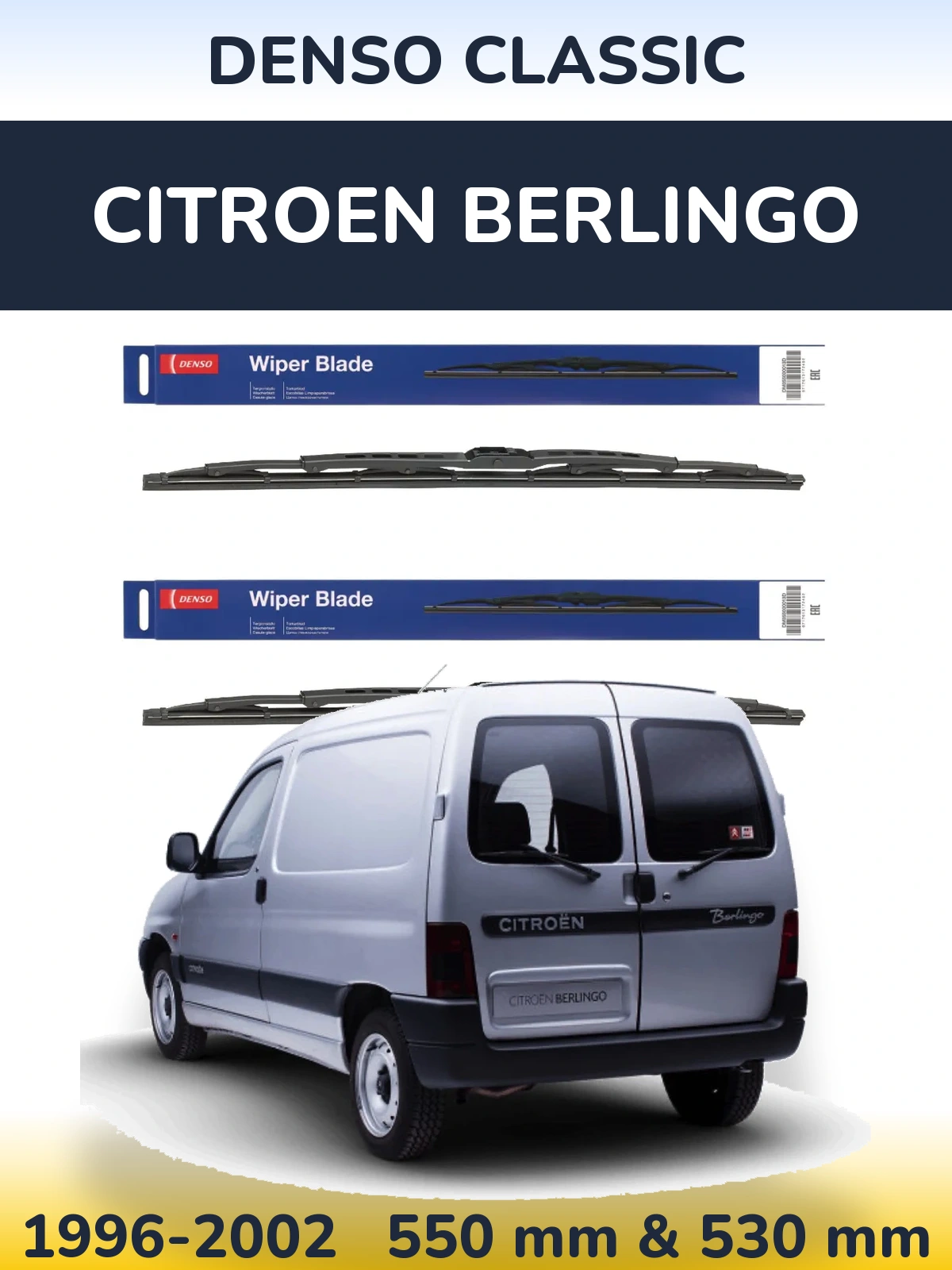 Torkarblad Denso Classic för Citroen Berlingo