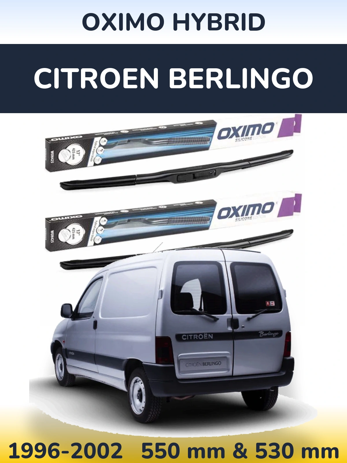 Torkarblad Oximo Hybrid för Citroen Berlingo