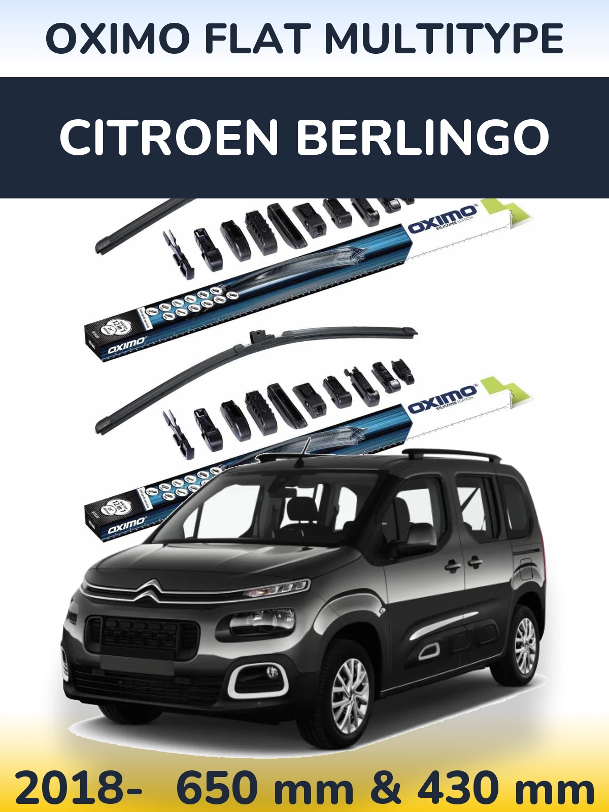 Torkarblad Oximo Flat MultiType för Citroen Berlingo