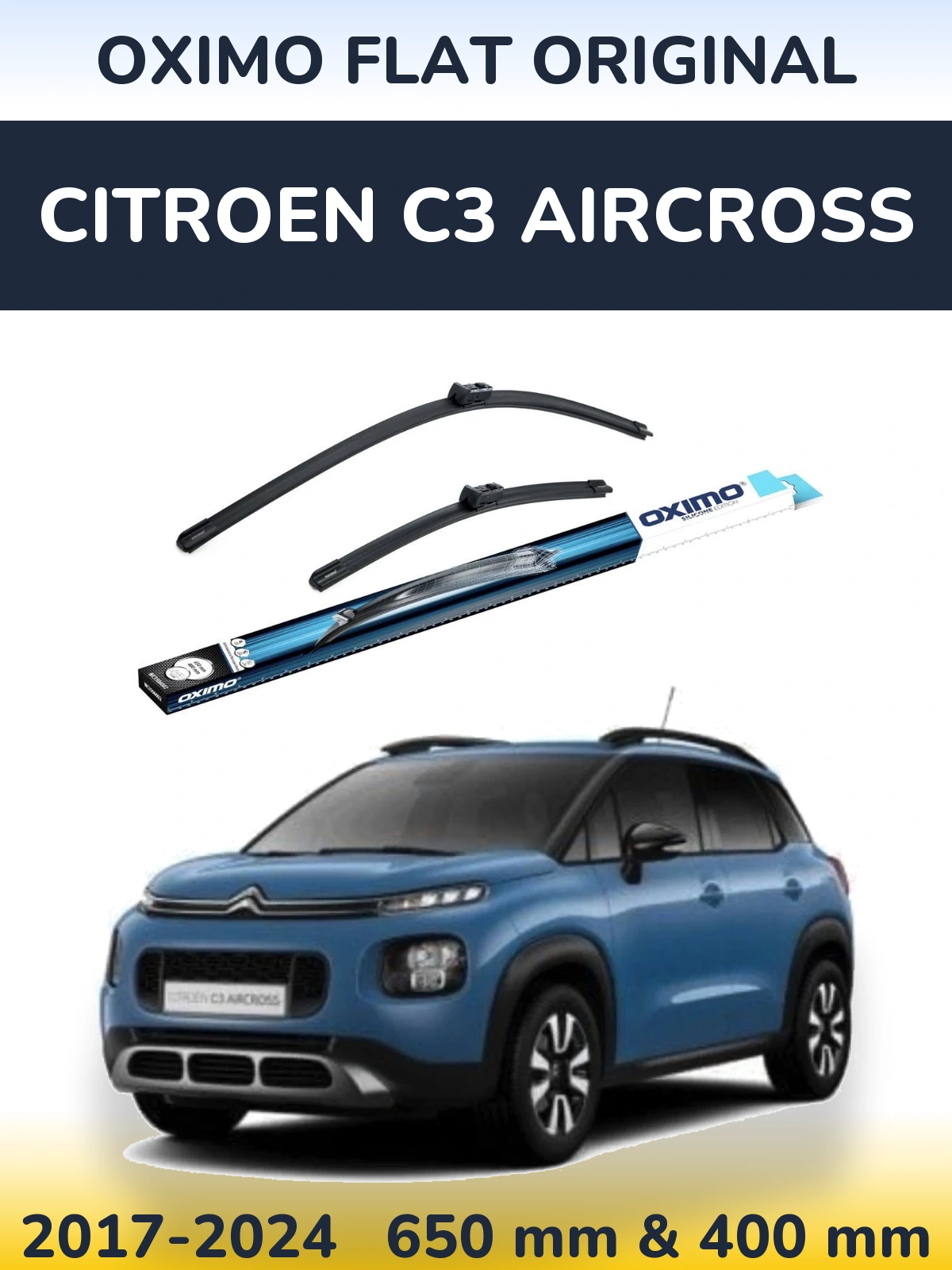 Torkarblad Oximo Flat Original för Citroen C3 Aircross
