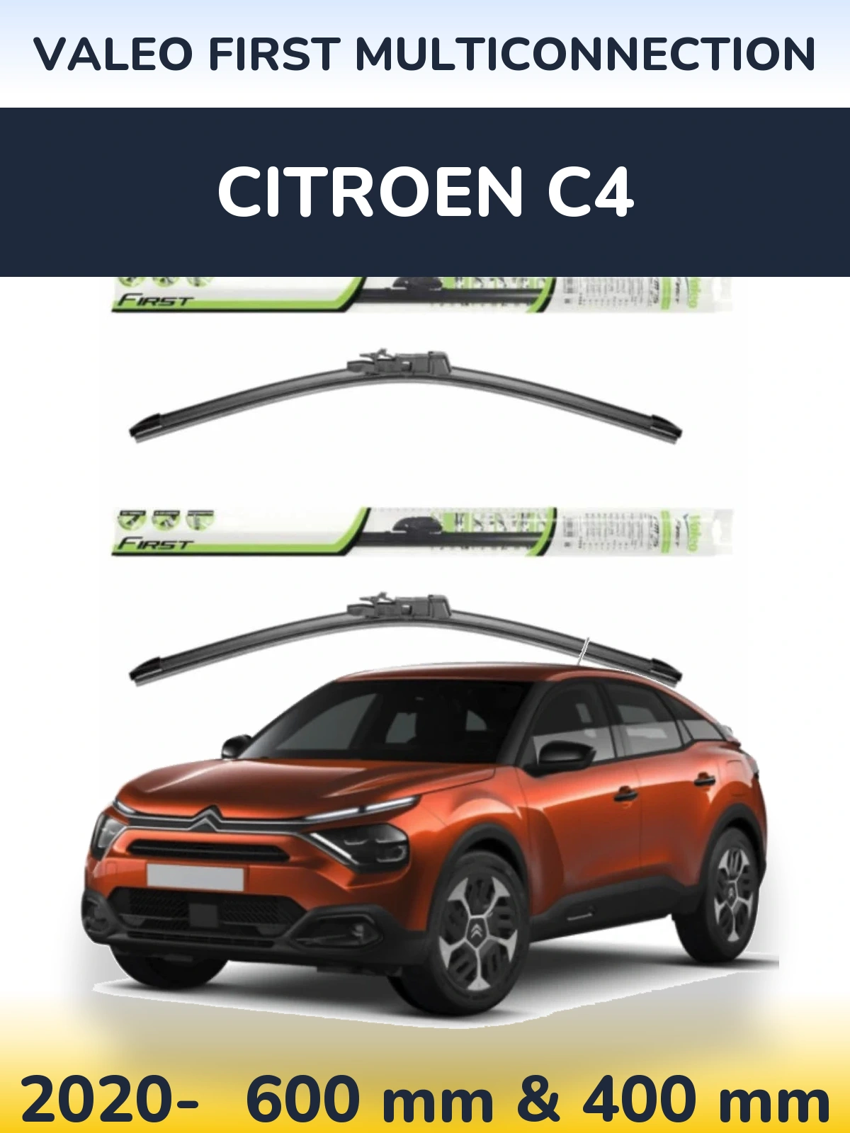 Torkarblad Valeo First MultiConnection för Citroen C4