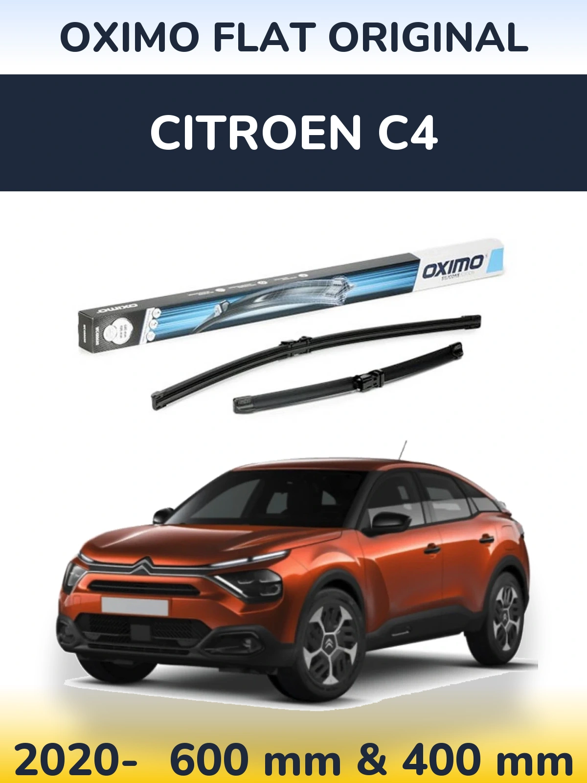 Torkarblad Oximo Flat Original för Citroen C4