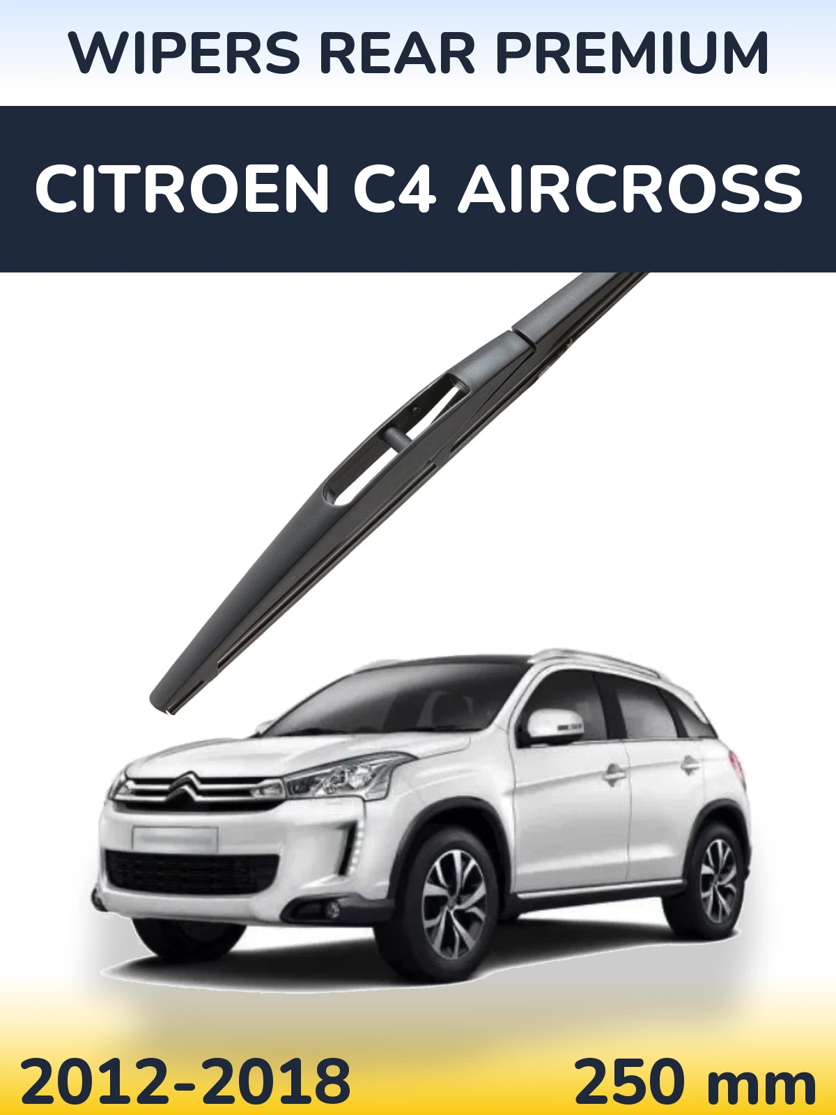 Torkarblad WIPERS REAR PREMIUM för Citroen C4 Aircross