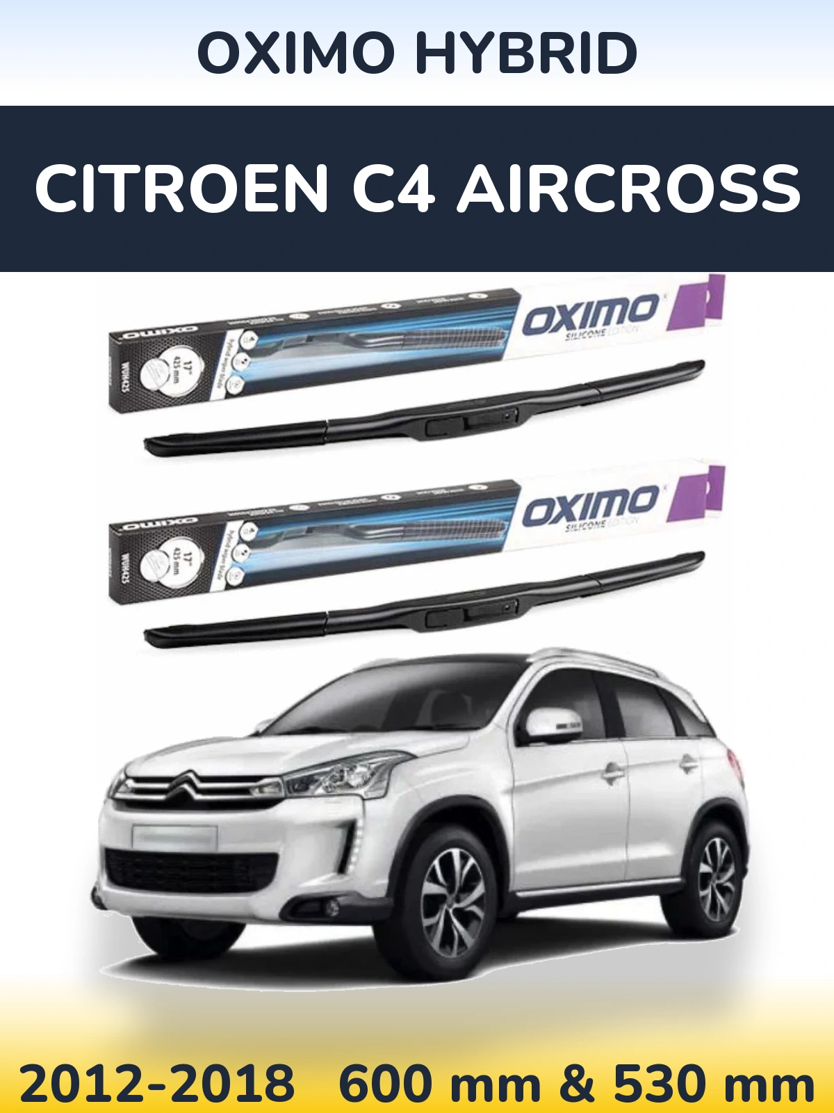 Torkarblad Oximo Hybrid för Citroen C4 Aircross