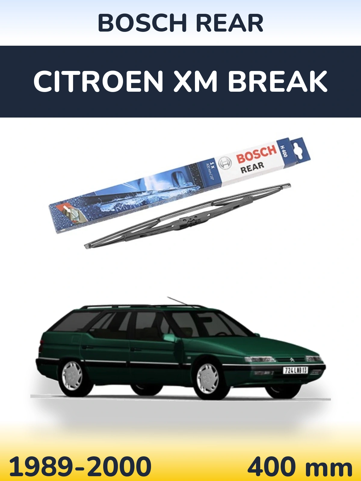 Torkarblad BOSCH Rear för Citroen XM Break