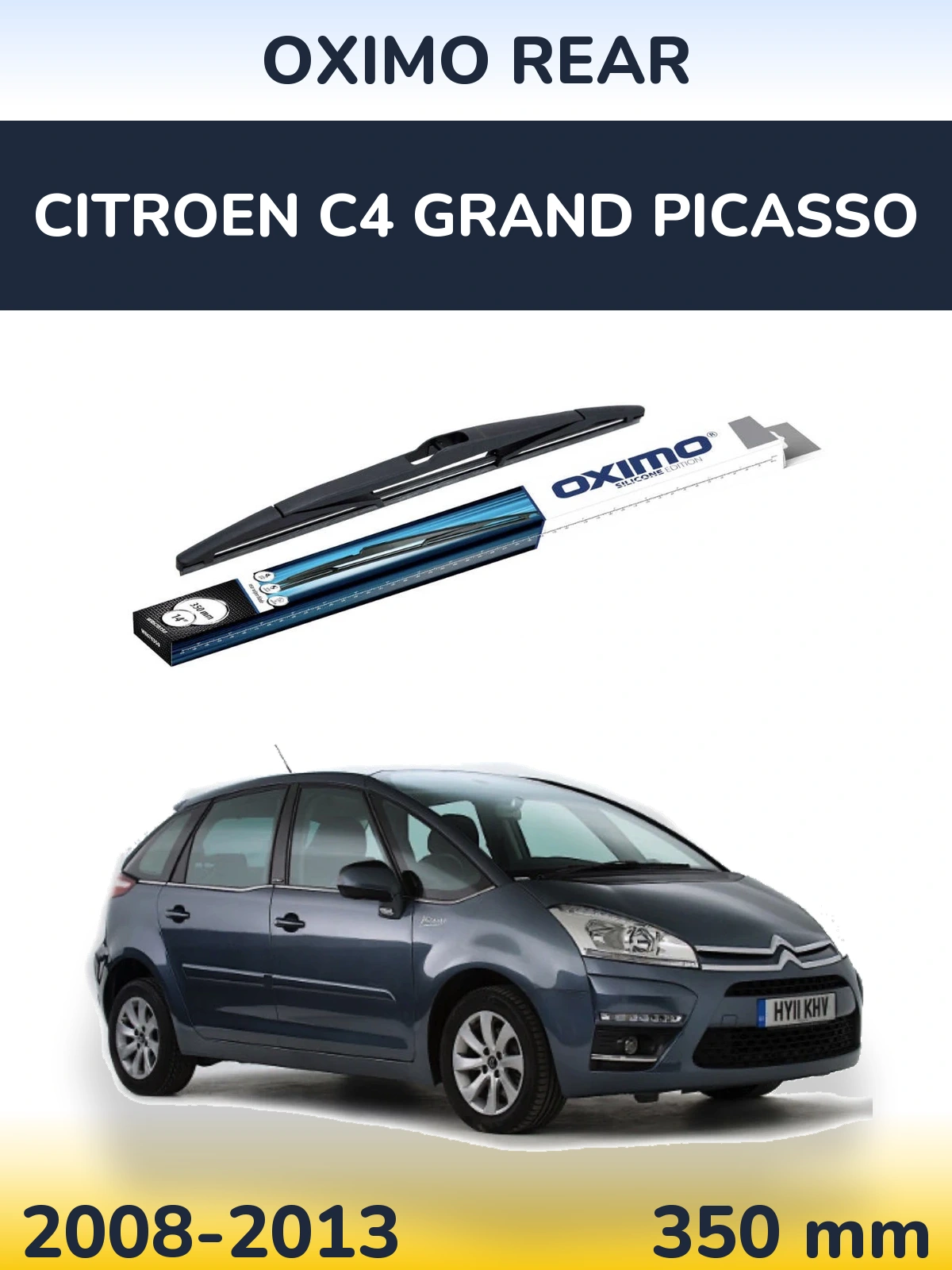 Задня щітка Oximo Rear 350 мм для Citroen C4 Grand Picasso 2008-2013