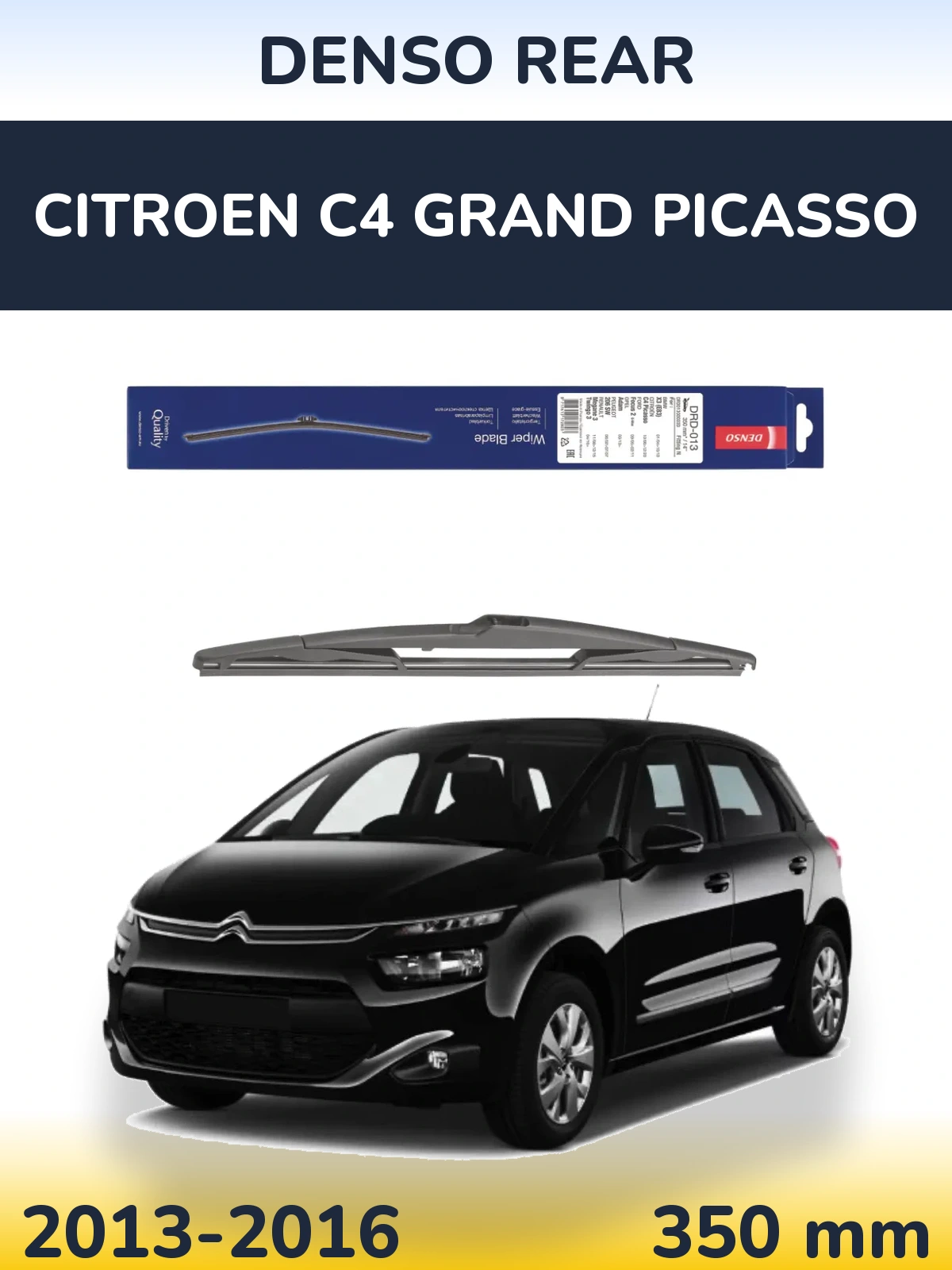 Torkarblad Denso Rear för Citroen C4 Grand Picasso