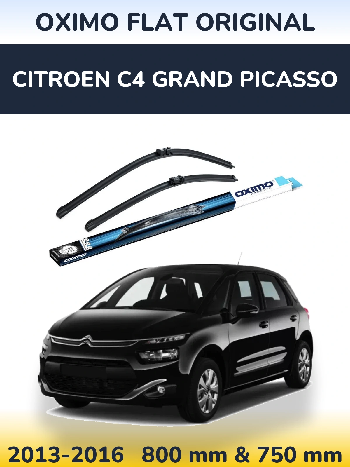 Torkarblad Oximo Flat Original för Citroen C4 Grand Picasso