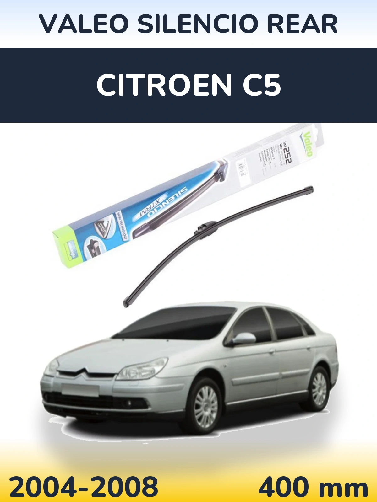 Torkarblad Valeo Silencio Rear för Citroen C5