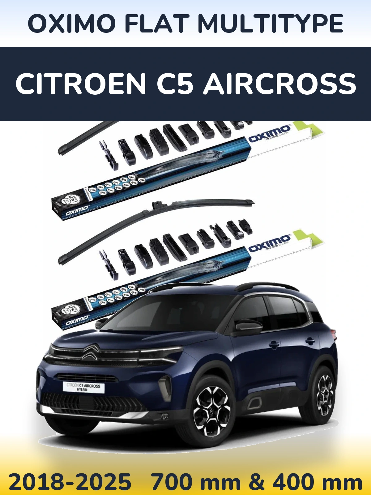 Torkarblad Oximo Flat MultiType för Citroen C5 Aircross