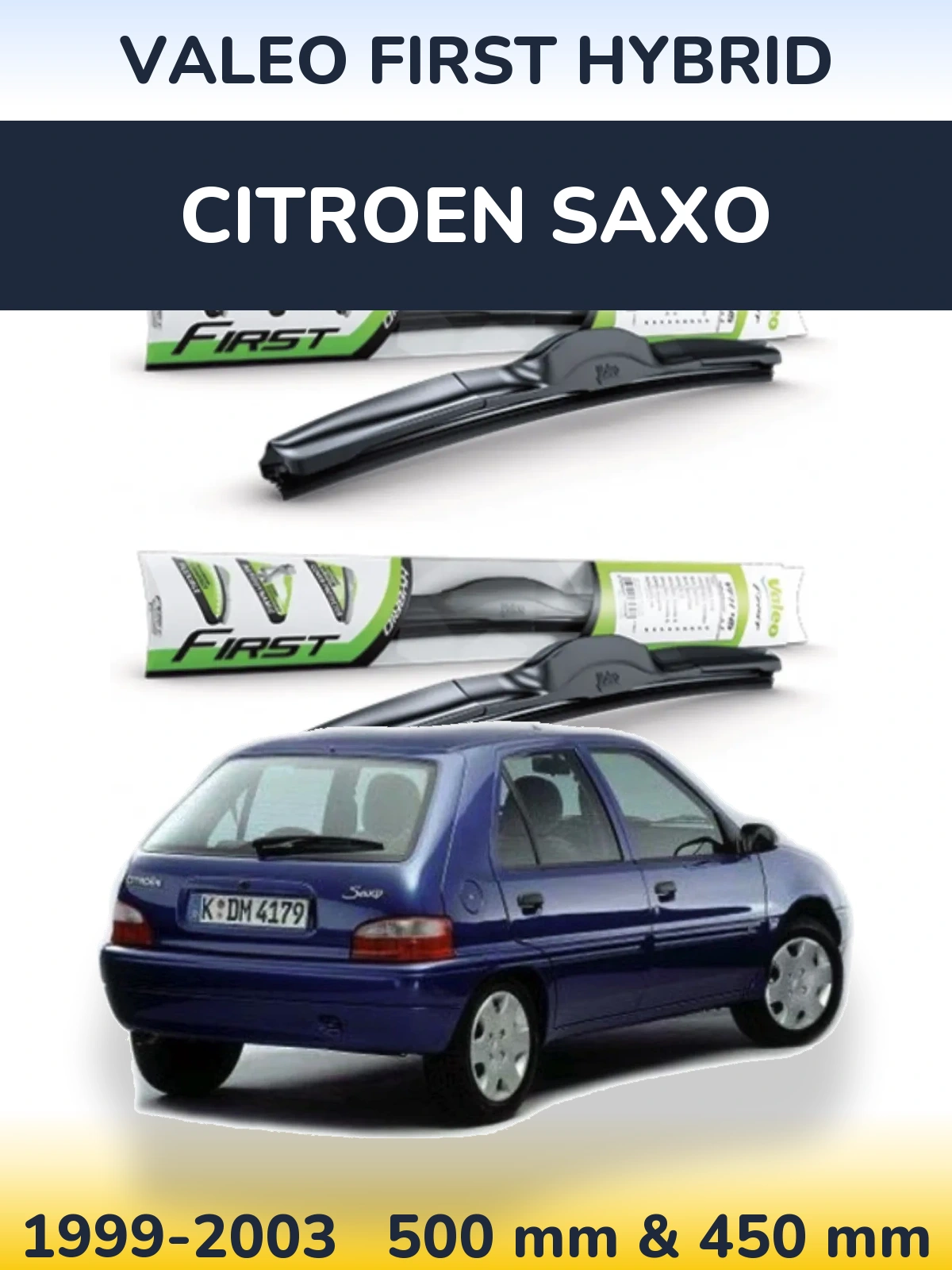 Torkarblad Valeo First Hybrid för Citroen Saxo