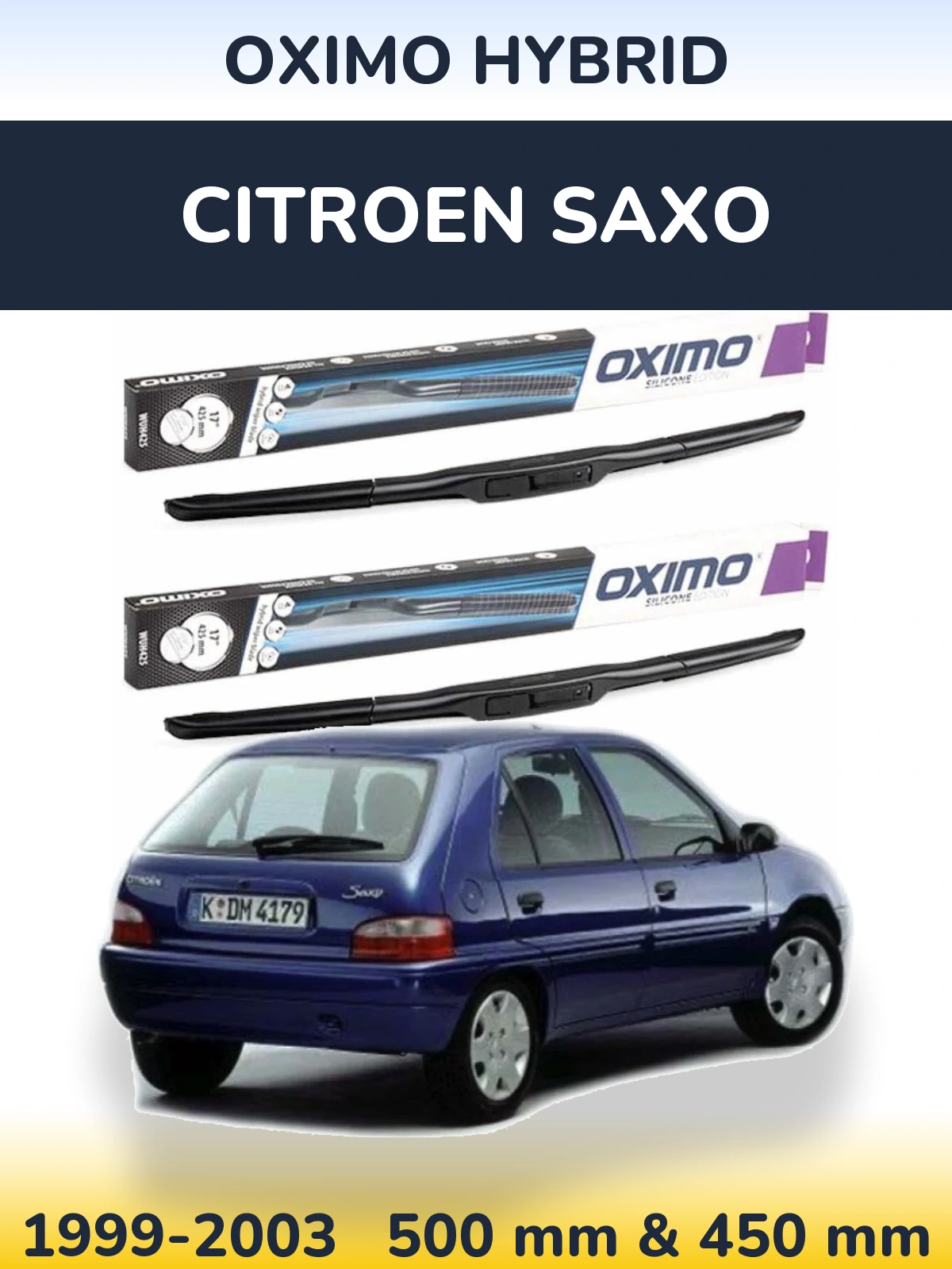 Torkarblad Oximo Hybrid för Citroen Saxo