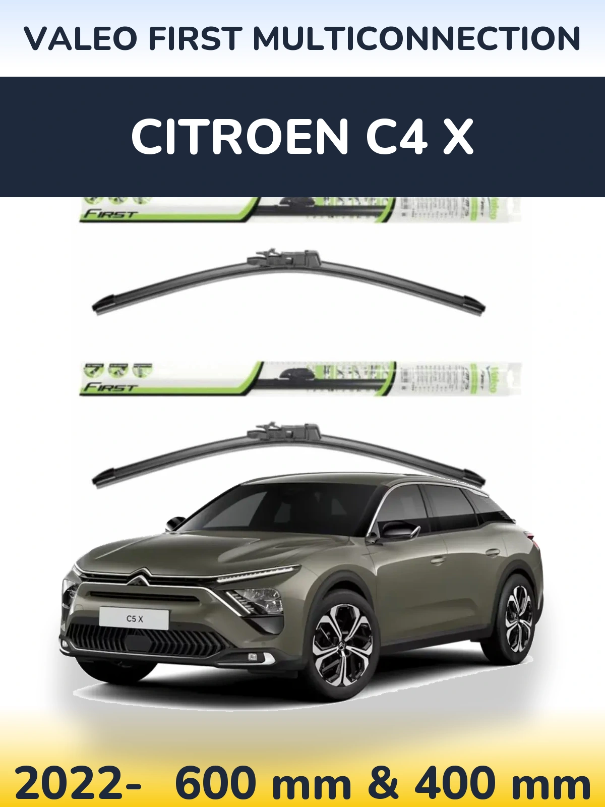 Torkarblad Valeo First MultiConnection för Citroen C4 X