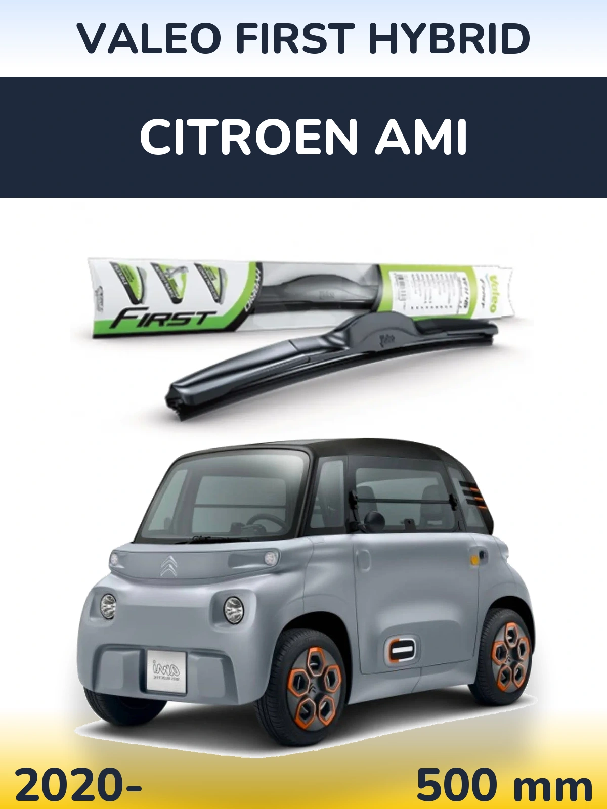 Torkarblad Valeo First Hybrid för Citroen Ami