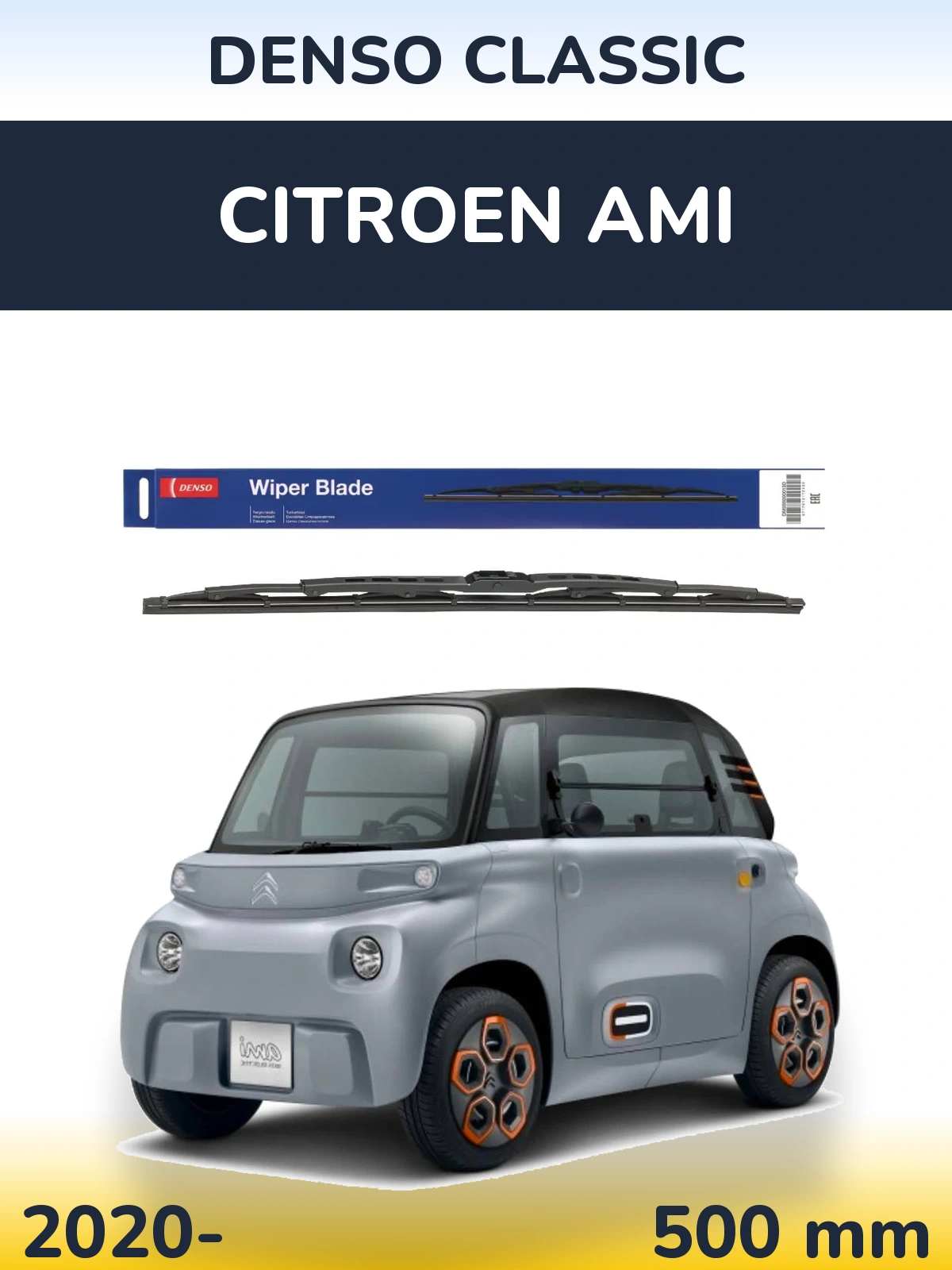 Torkarblad Denso Classic för Citroen Ami