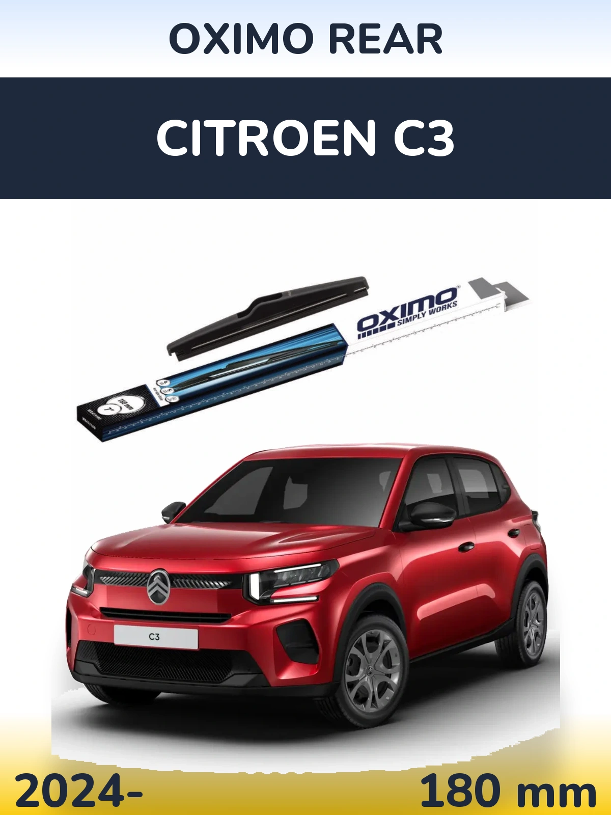 Torkarblad Oximo Rear för Citroen C3