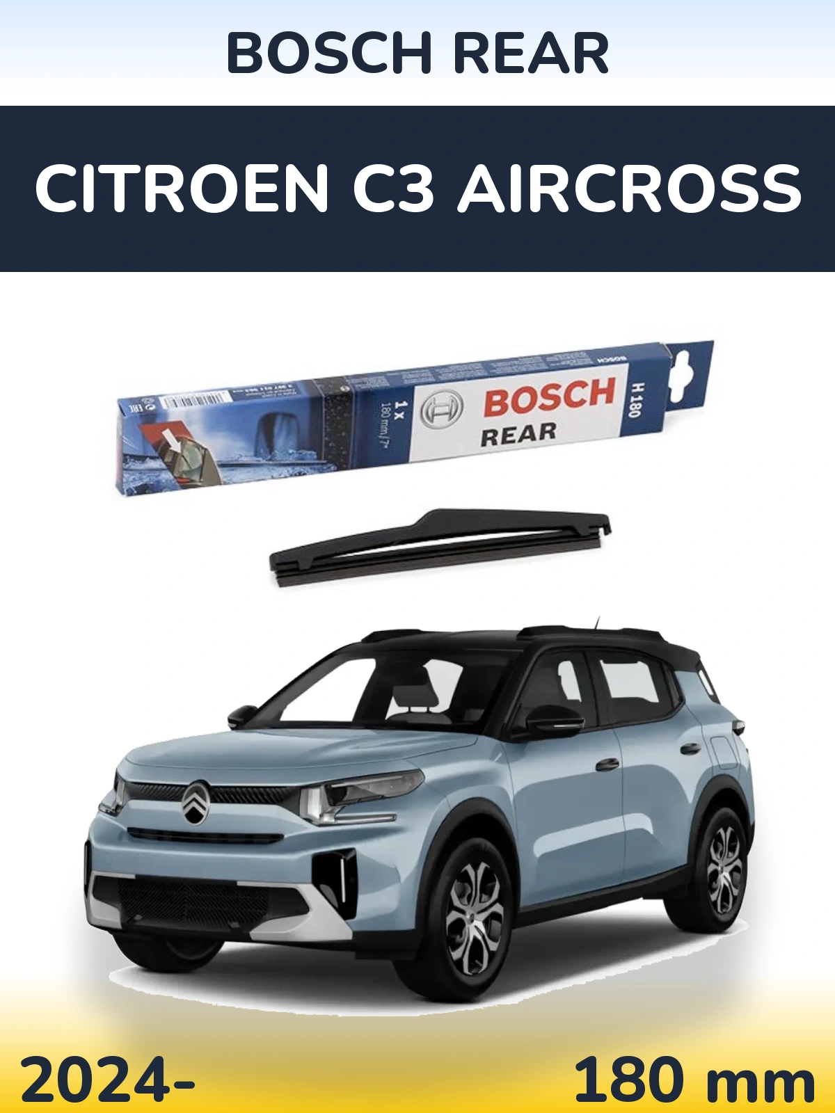 Torkarblad BOSCH Rear för Citroen C3 Aircross