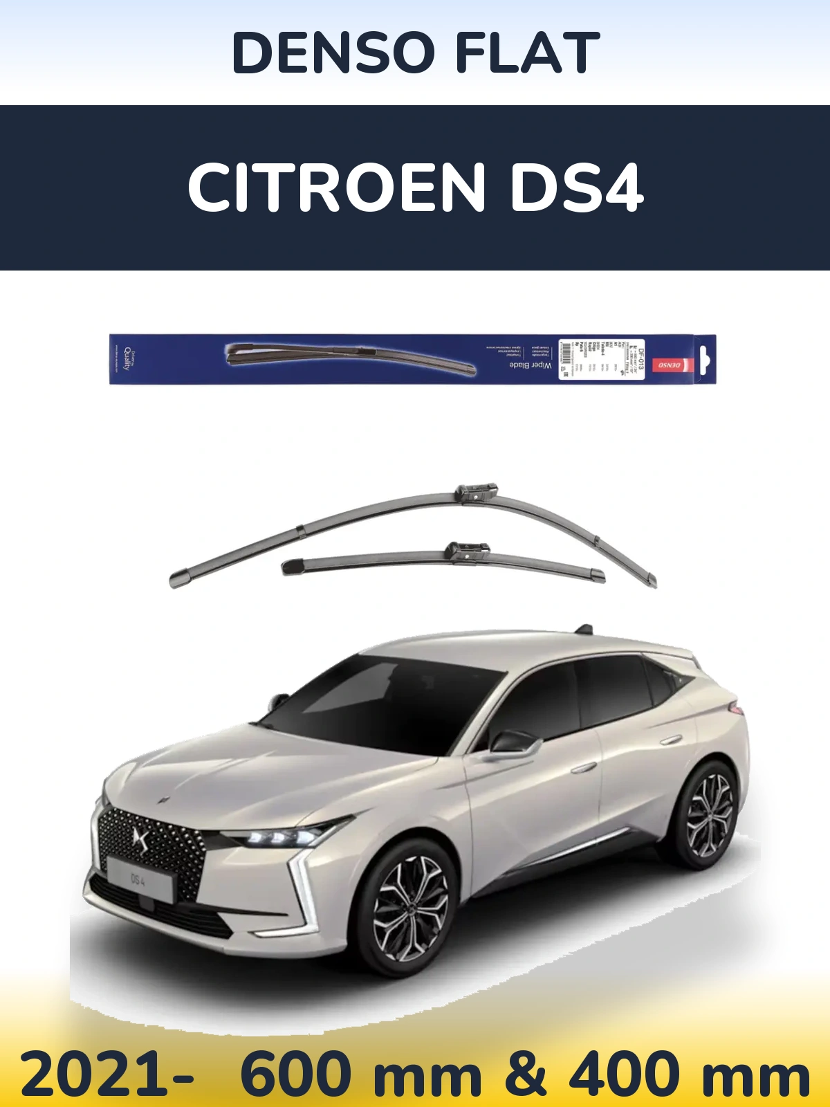 Torkarblad Denso Flat för Citroen DS4