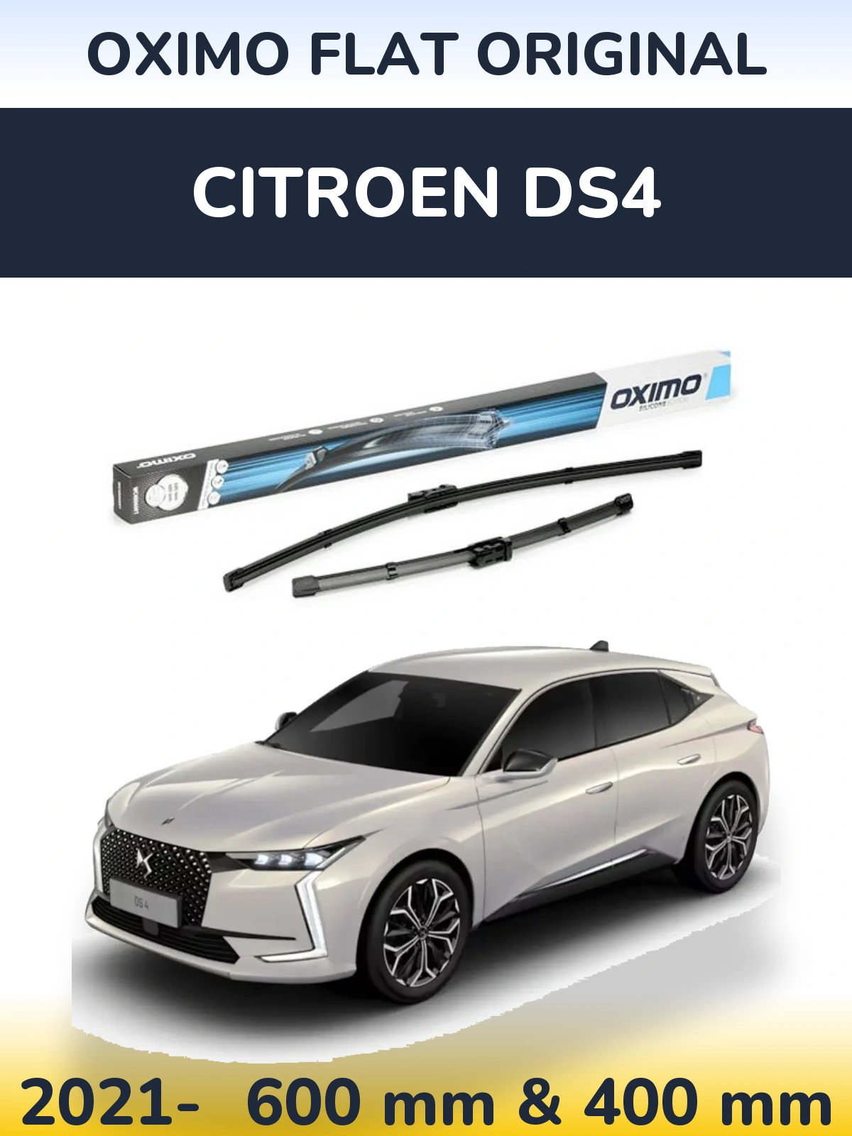 Torkarblad Oximo Flat Original för Citroen DS4