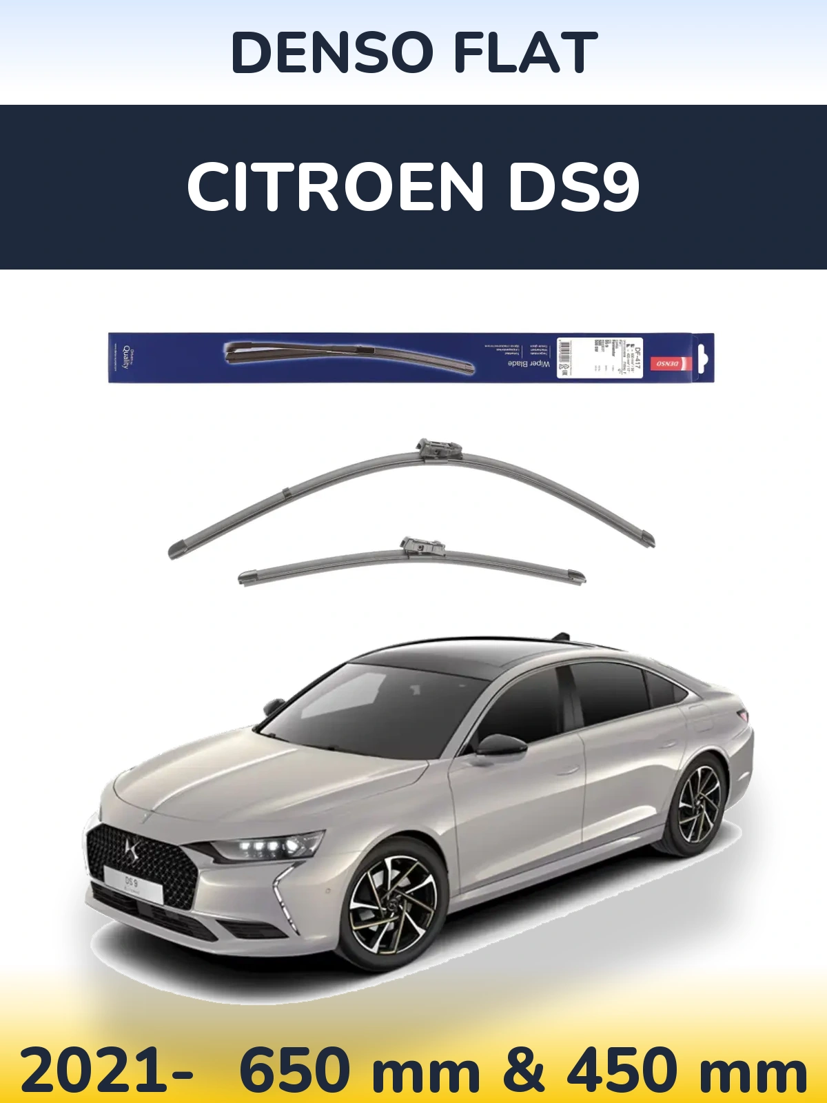Torkarblad Denso Flat för Citroen DS9