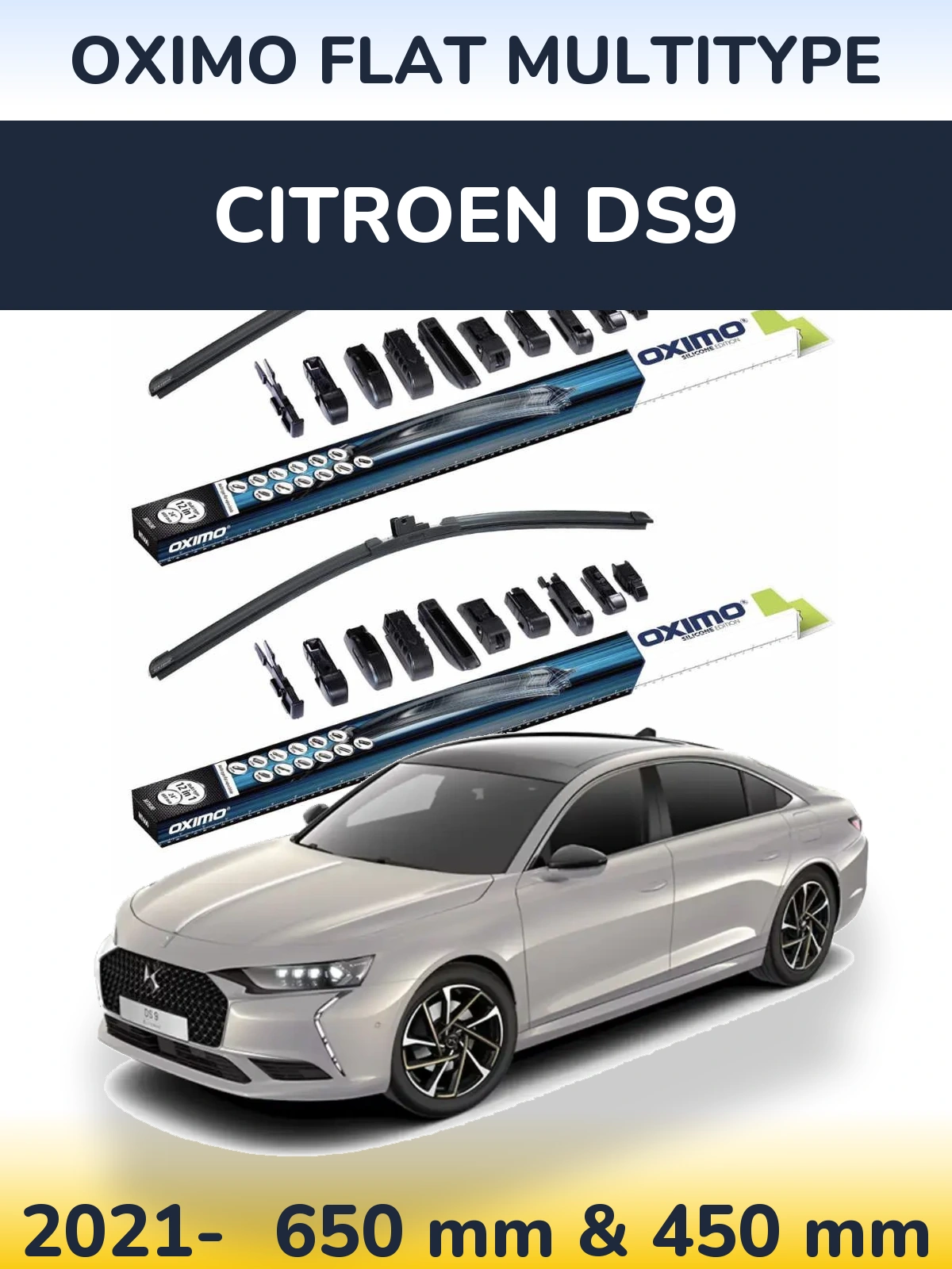 Torkarblad Oximo Flat MultiType för Citroen DS9