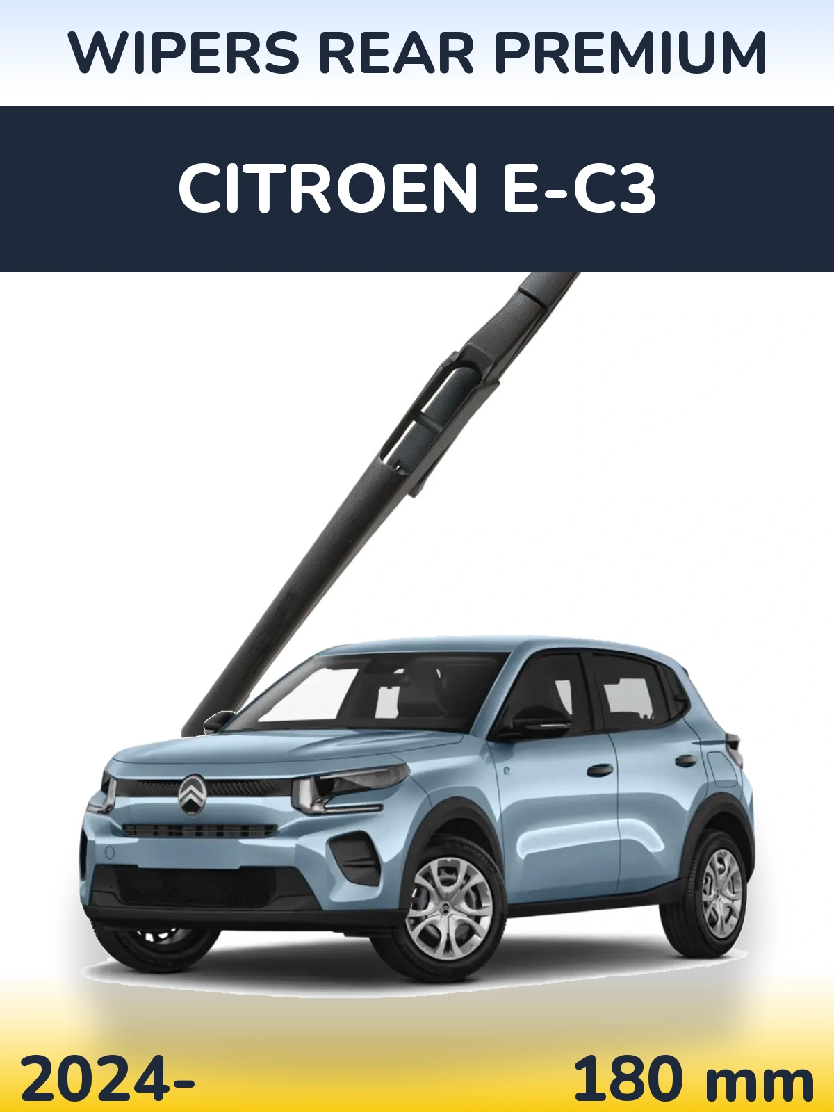 Задний дворник WIPERS REAR PREMIUM 180 мм для Citroen e-C3 2024-2026