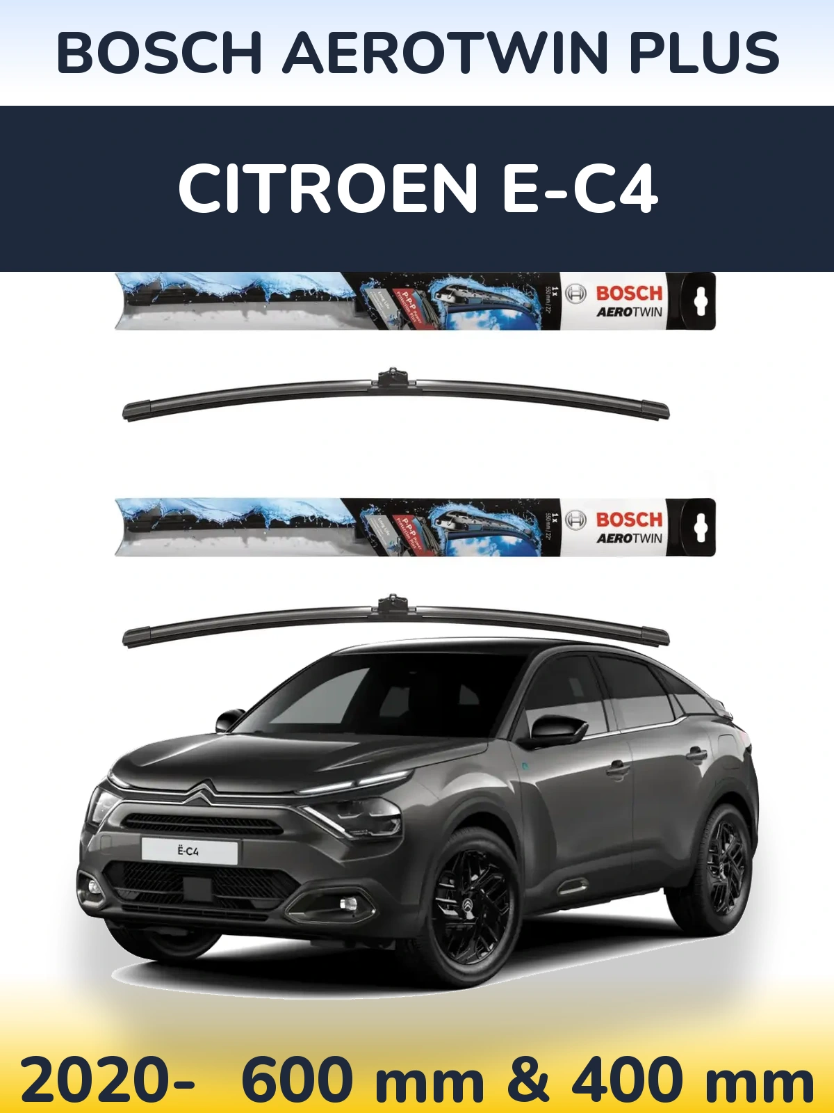 Torkarblad BOSCH AeroTwin Plus för Citroen e-C4