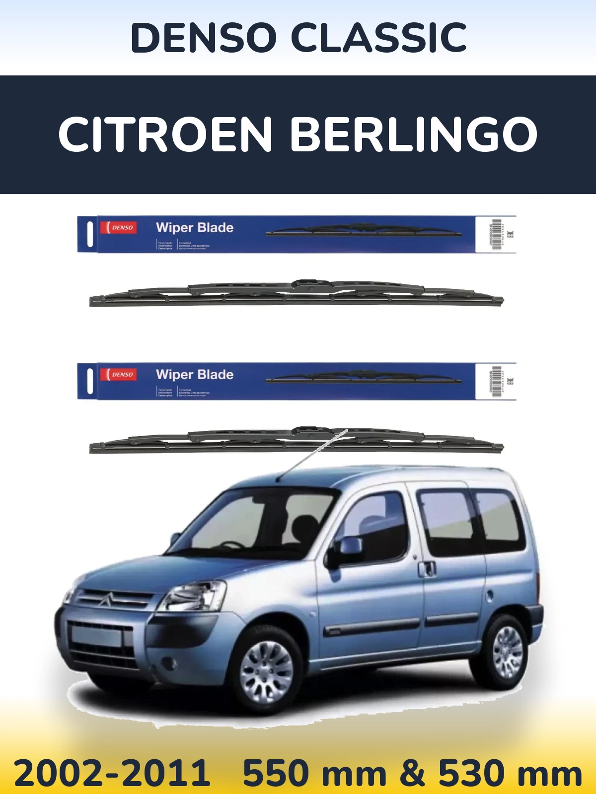 Torkarblad Denso Classic för Citroen Berlingo