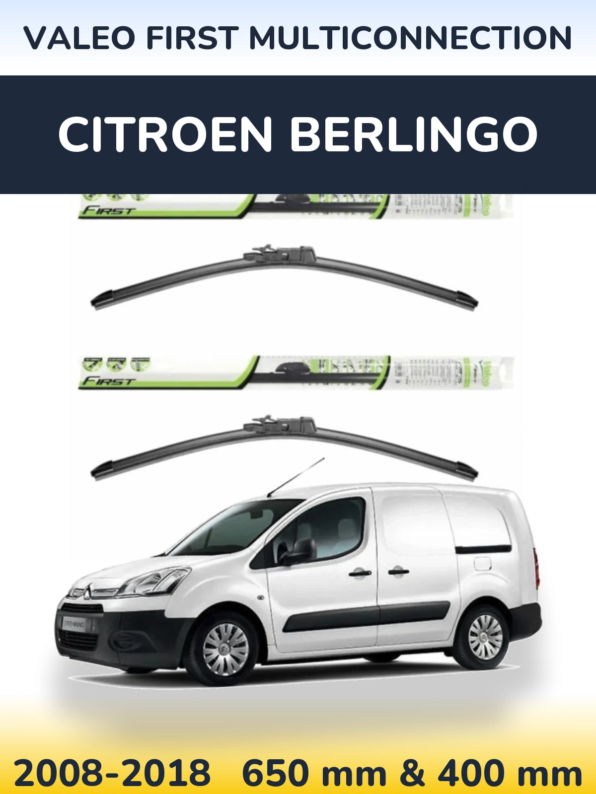 Torkarblad Valeo First MultiConnection för Citroen Berlingo