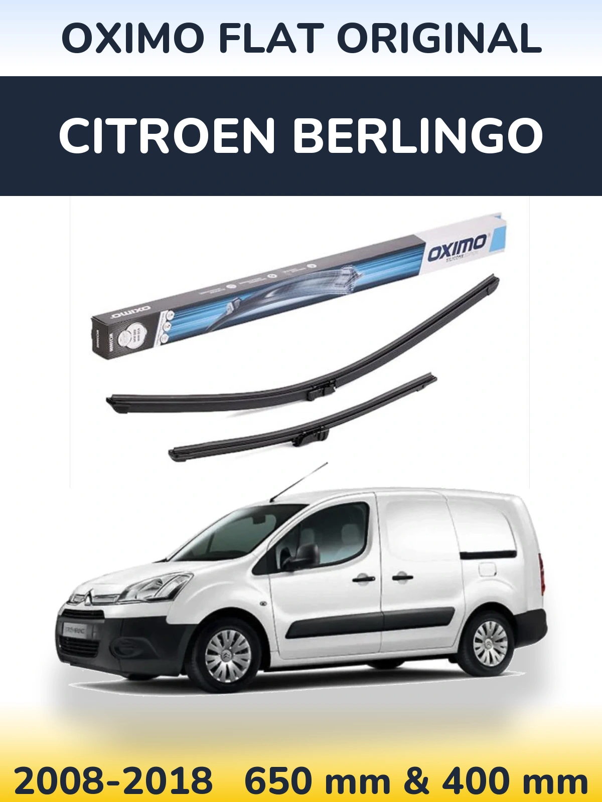 Torkarblad Oximo Flat Original för Citroen Berlingo