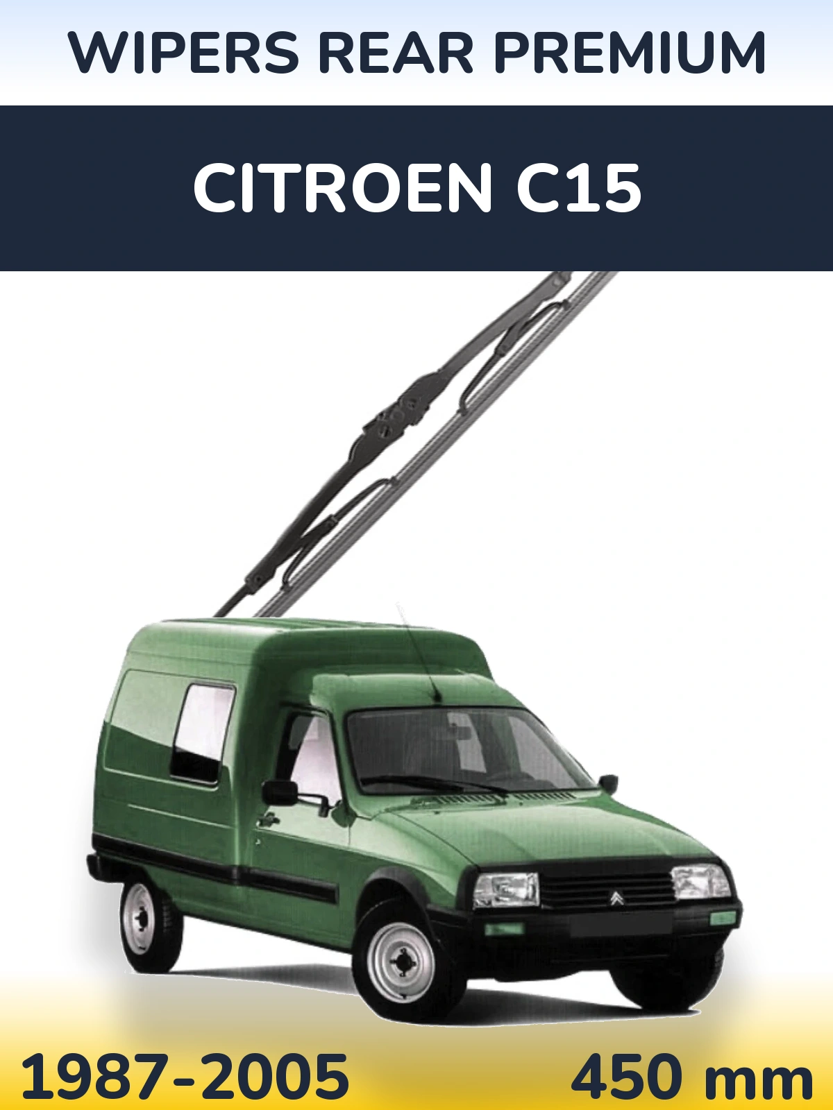 Torkarblad WIPERS REAR PREMIUM för Citroen C15
