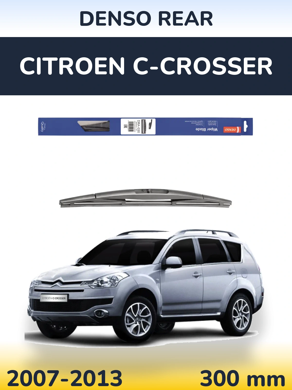 Torkarblad Denso Rear för Citroen C-Crosser