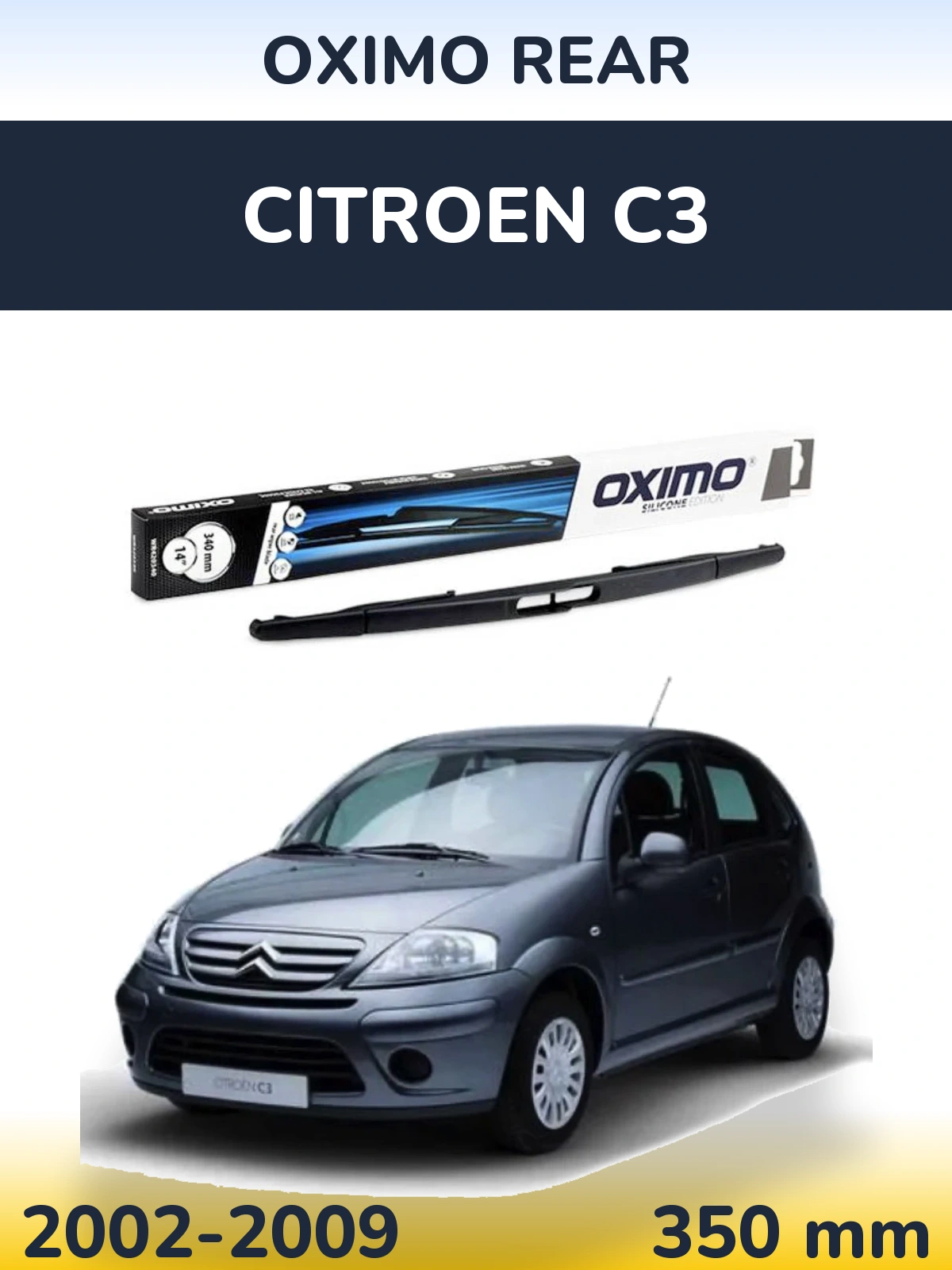 Torkarblad Oximo Rear för Citroen C3